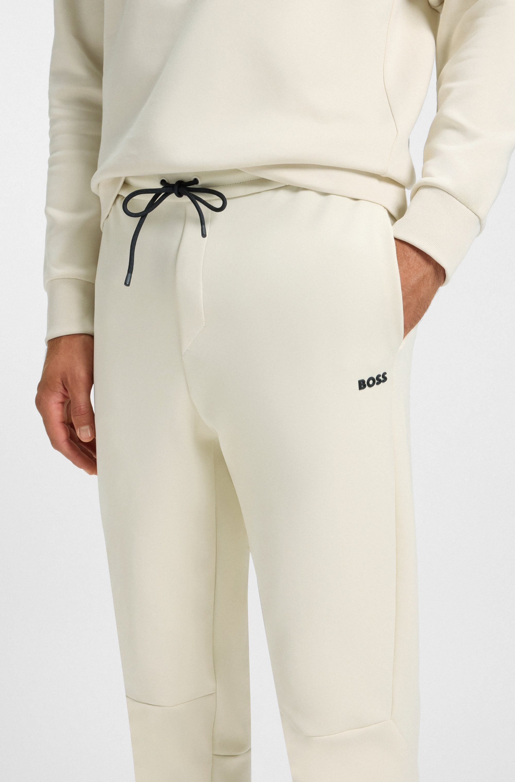BOSS GREEN Jogginghose »Pants Zone«, Regular fit, Tunnelzug, Mittlere Bundhöhe Trainingshose Sweathose