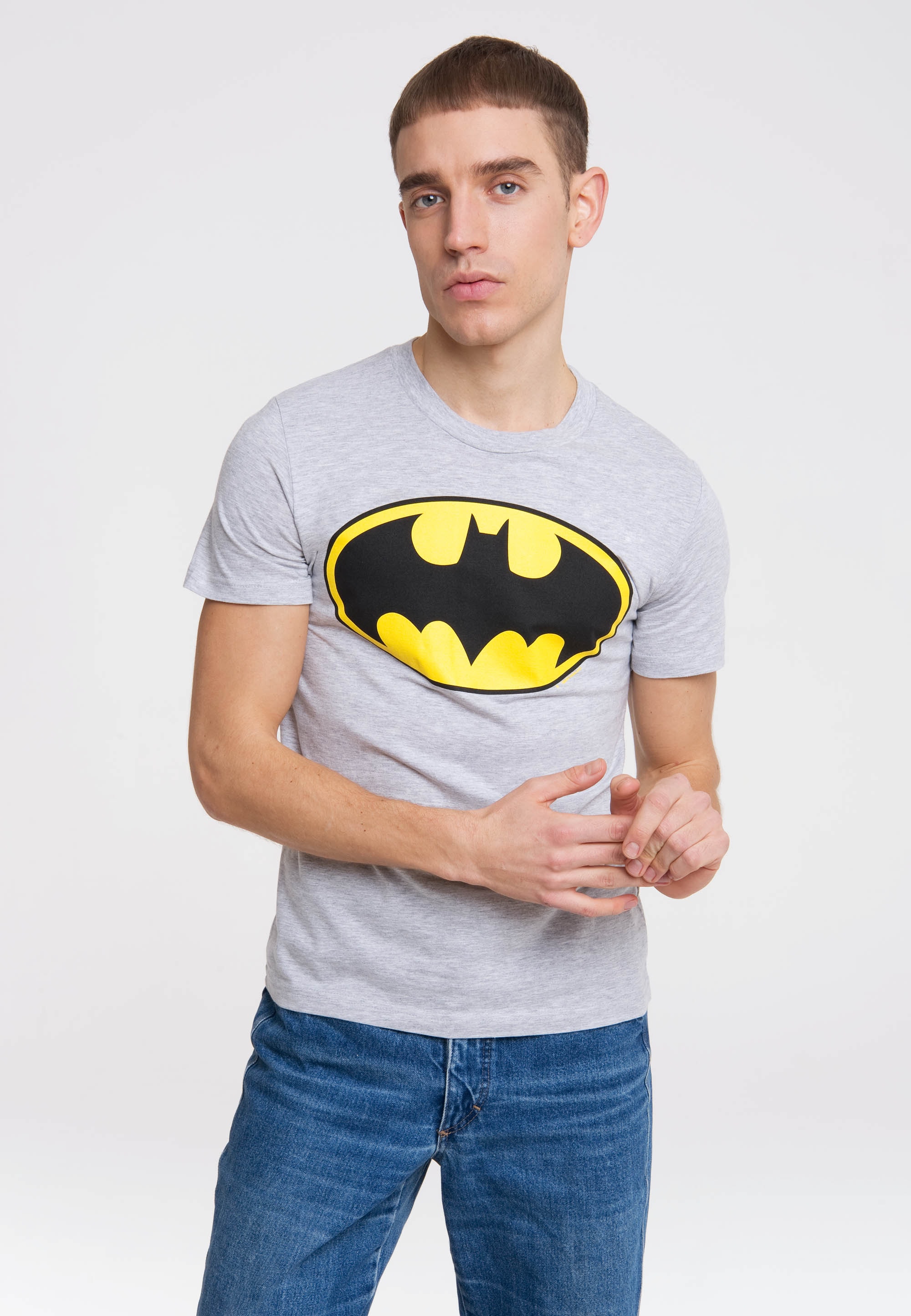 LOGOSHIRT T-Shirt »BATMAN - LOGO«, mit coolem Superhelden-Logo ▷ bestellen  | BAUR