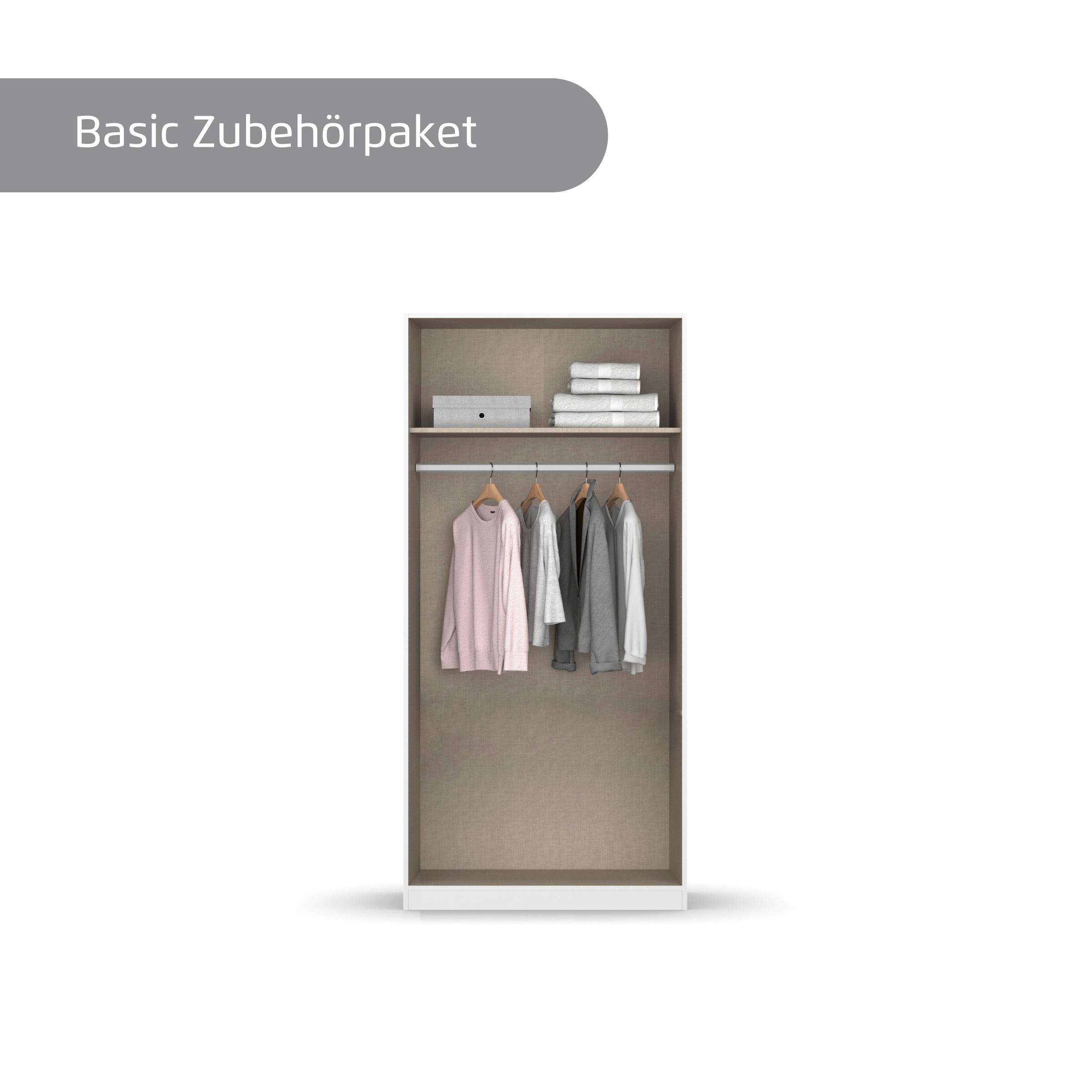 rauch Jugendzimmer-Set »Marlene«, (Set, 4 tlg., in 3 verschiedenen Ausstattungen BASIC/CLASSIC/PREMIUM), erhältlich in verschiedenen Bett- und Schrank-Breiten MADE IN GERMANY