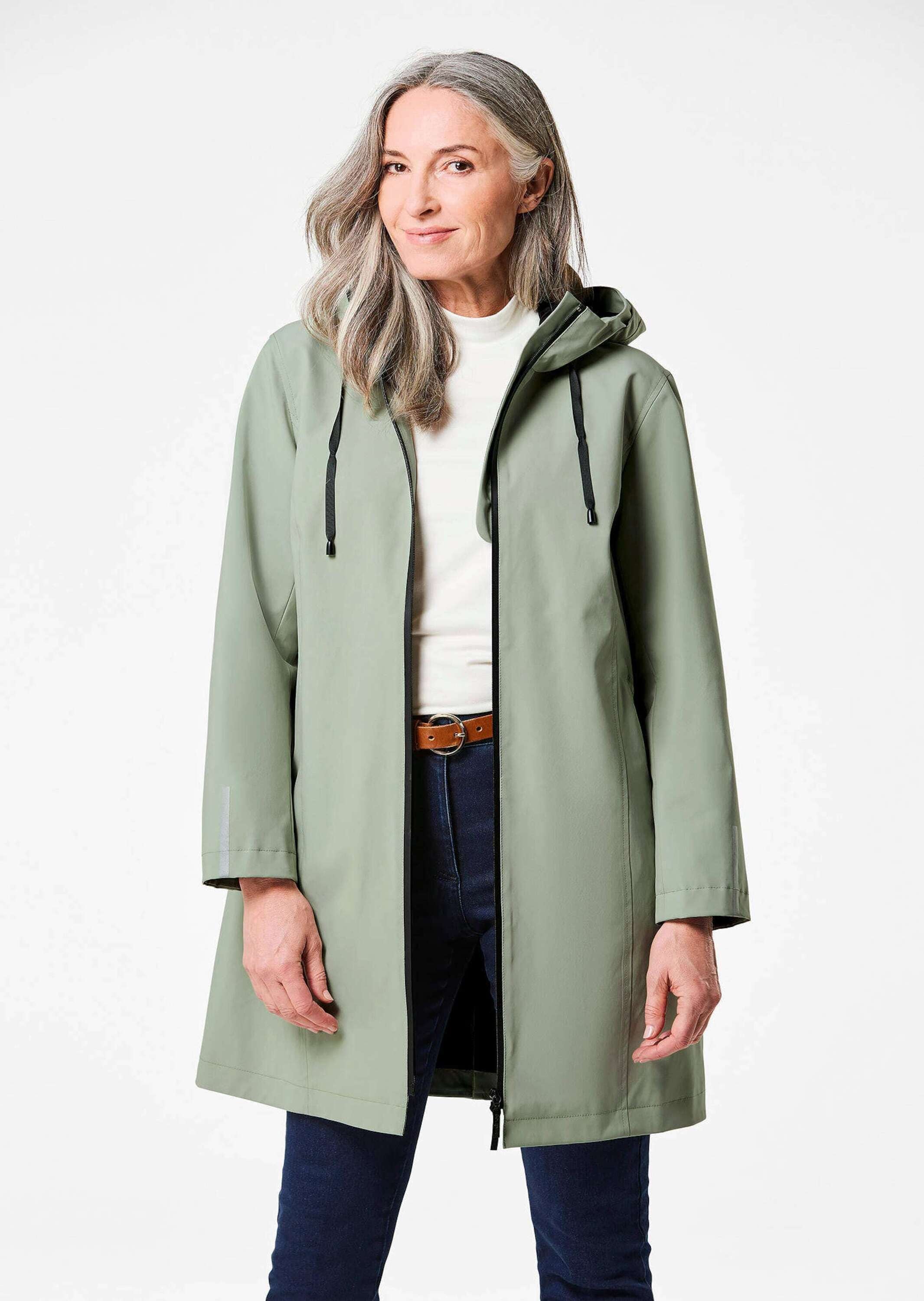GOLDNER Funktionsjacke »Kurzgröße Wasserdichte Funktionsjacke mit Reflektoren«