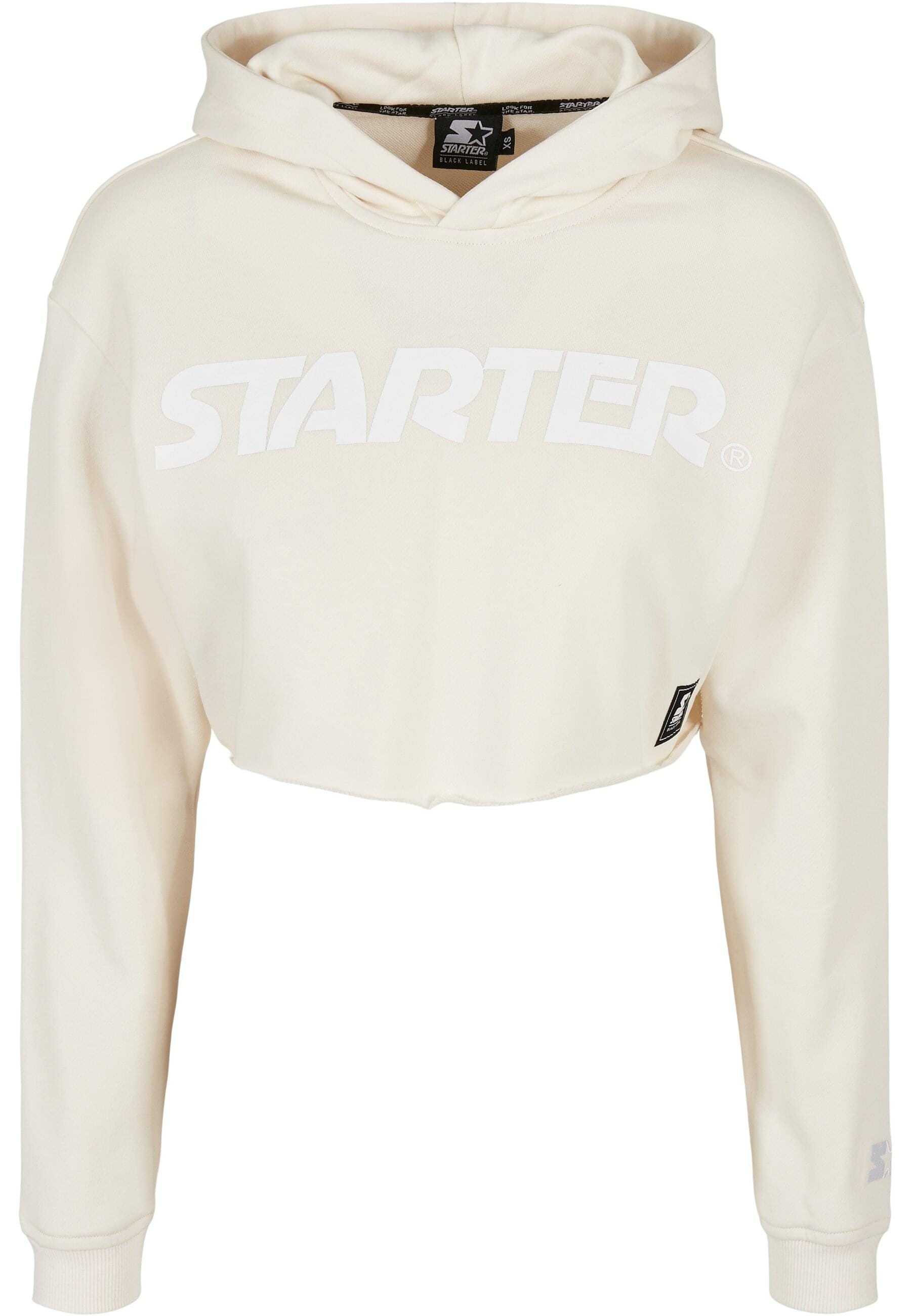 Starter Black Label Rundhalspullover "Starter Black Label Damen Ladies Starter Cropped Hoody"