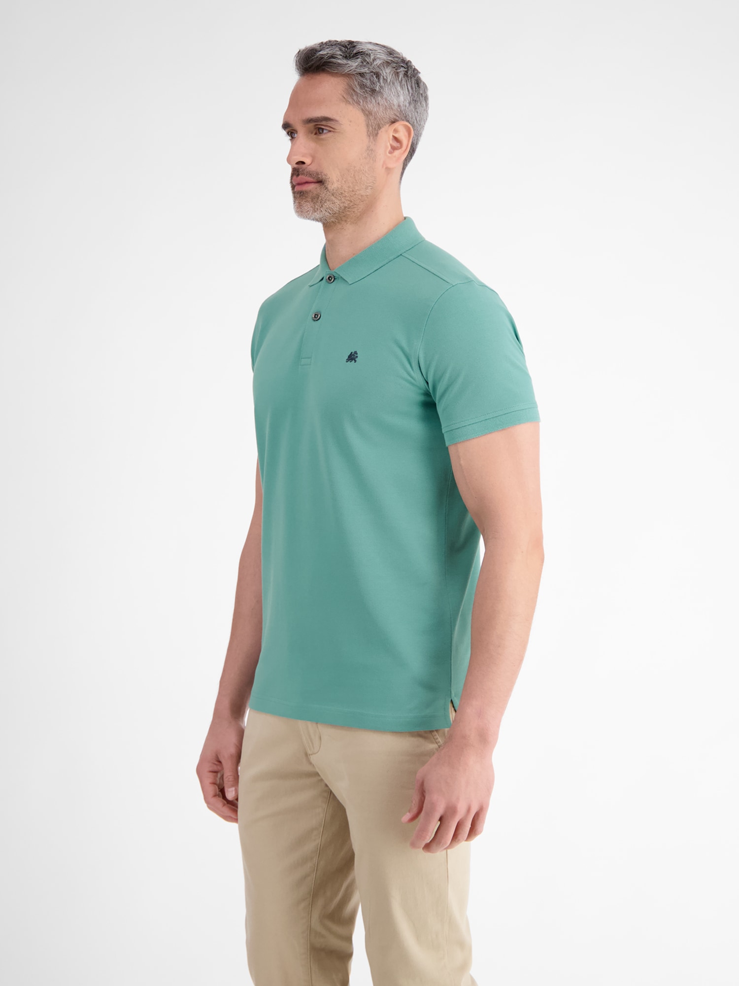 LERROS Poloshirt »LERROS Basic Poloshirt für Herren, unifarben«