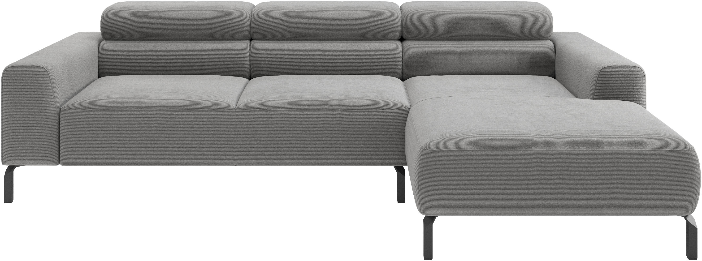 Home affaire Ecksofa "Ecksofa, L-Form, incl. Kopfteilverstellung, Breite 258 cm" wahlweise elektrische Sitztiefenverstellung