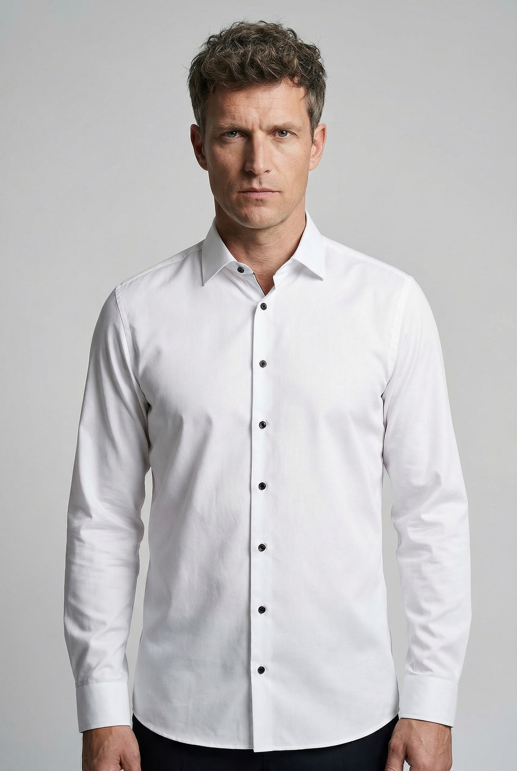 OLYMP Langarmhemd »No 6« Businesshemd, super slim fit, New York Kentkragen