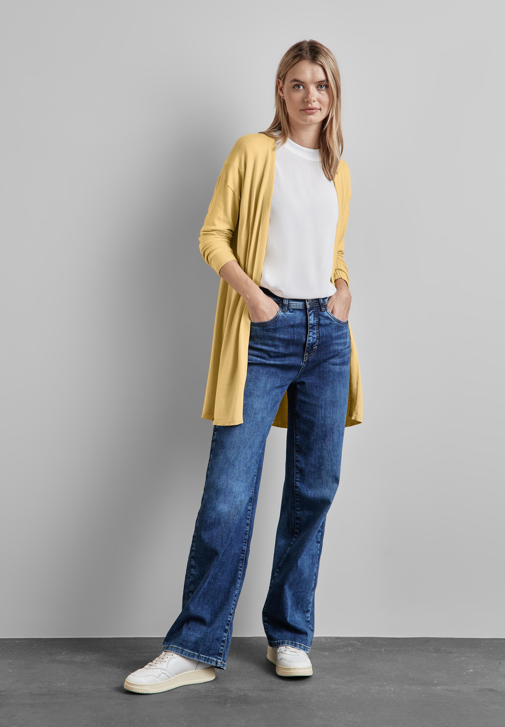 STREET ONE Strickjacke, verschlusslos