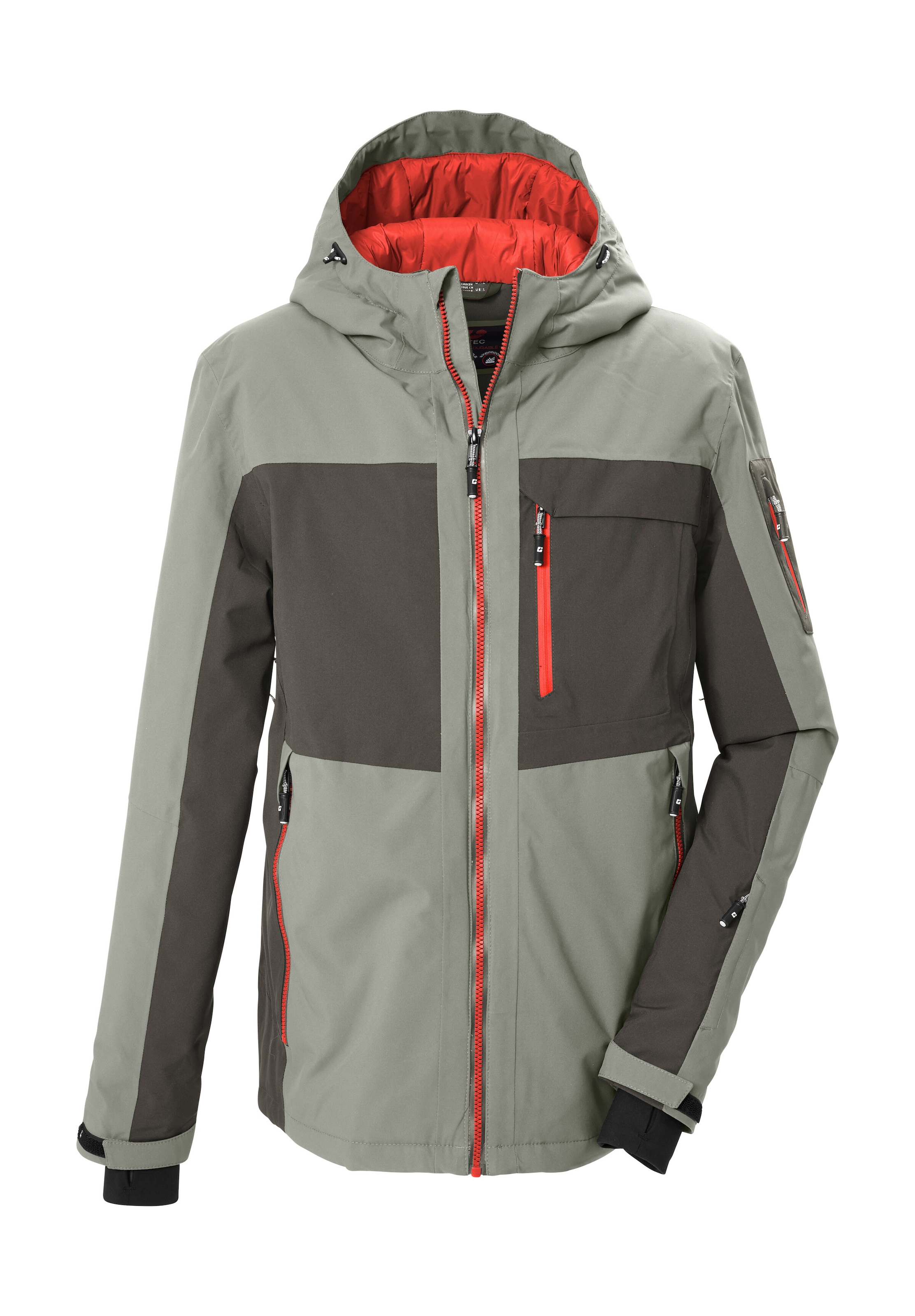 Killtec Skijacke "KSW 79 MN SKI JCKT" Skijacke: wasserdicht, atmungsaktiv, Colourblock-Design