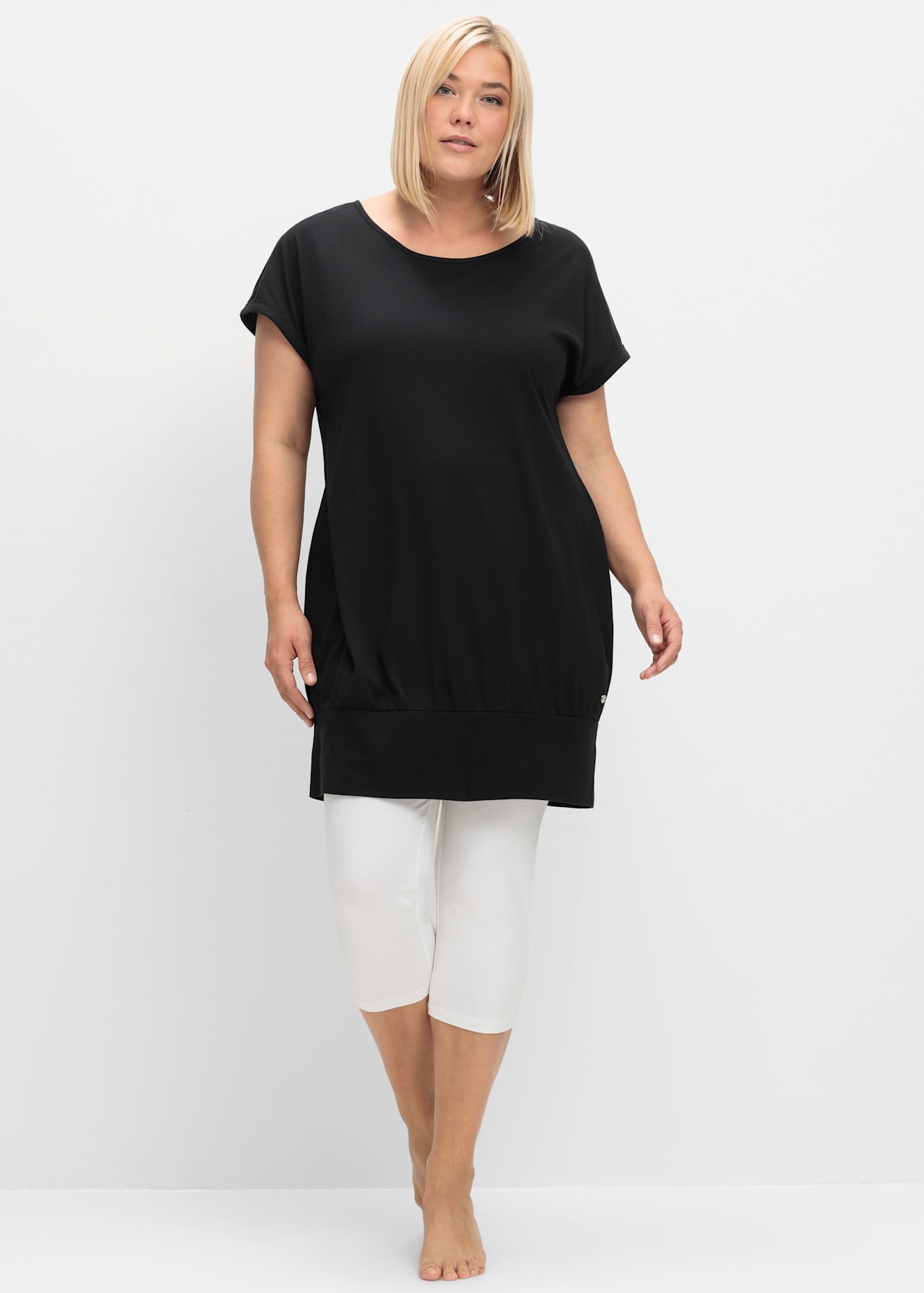 Sheego Longshirt "Longshirt" 1 Stk. tlg. günstig online kaufen