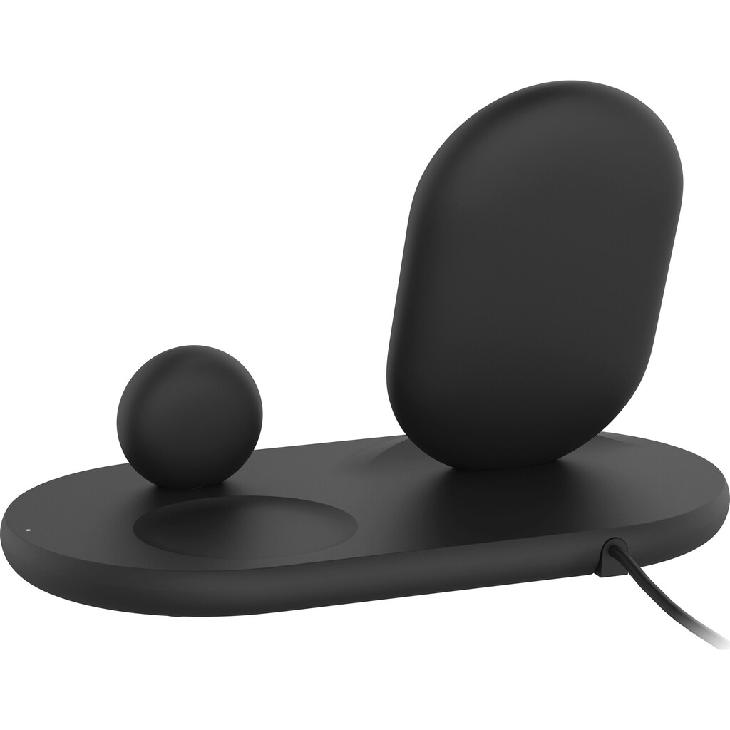 Belkin Wireless Charger »Belkin drahtloses 3-in-1 Ladegerät für iPhone, Apple Watch und AirPods«, (kompatibel für fast alle Apple iPhone, Apple Watch und AirPods)