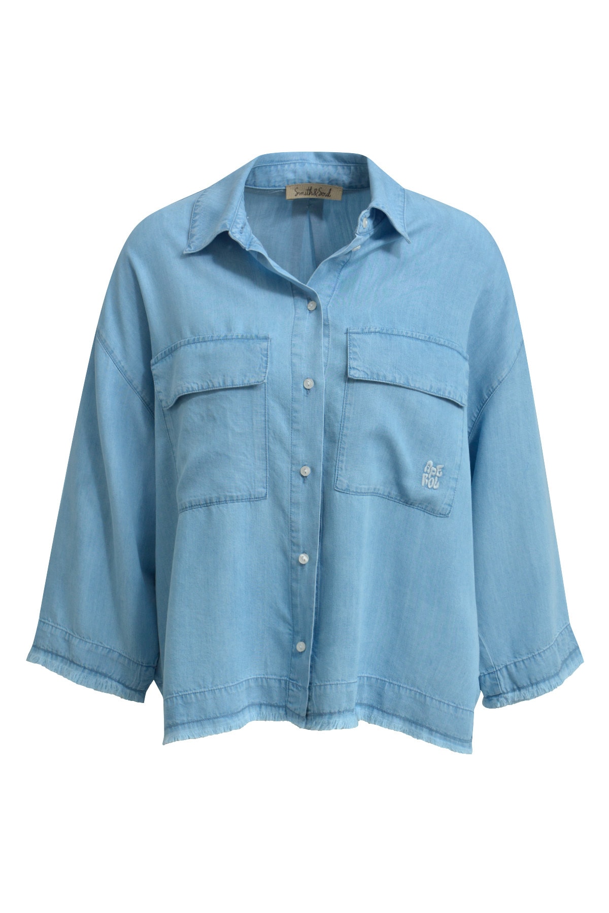Smith & Soul Jeansbluse, mit Brusttaschen