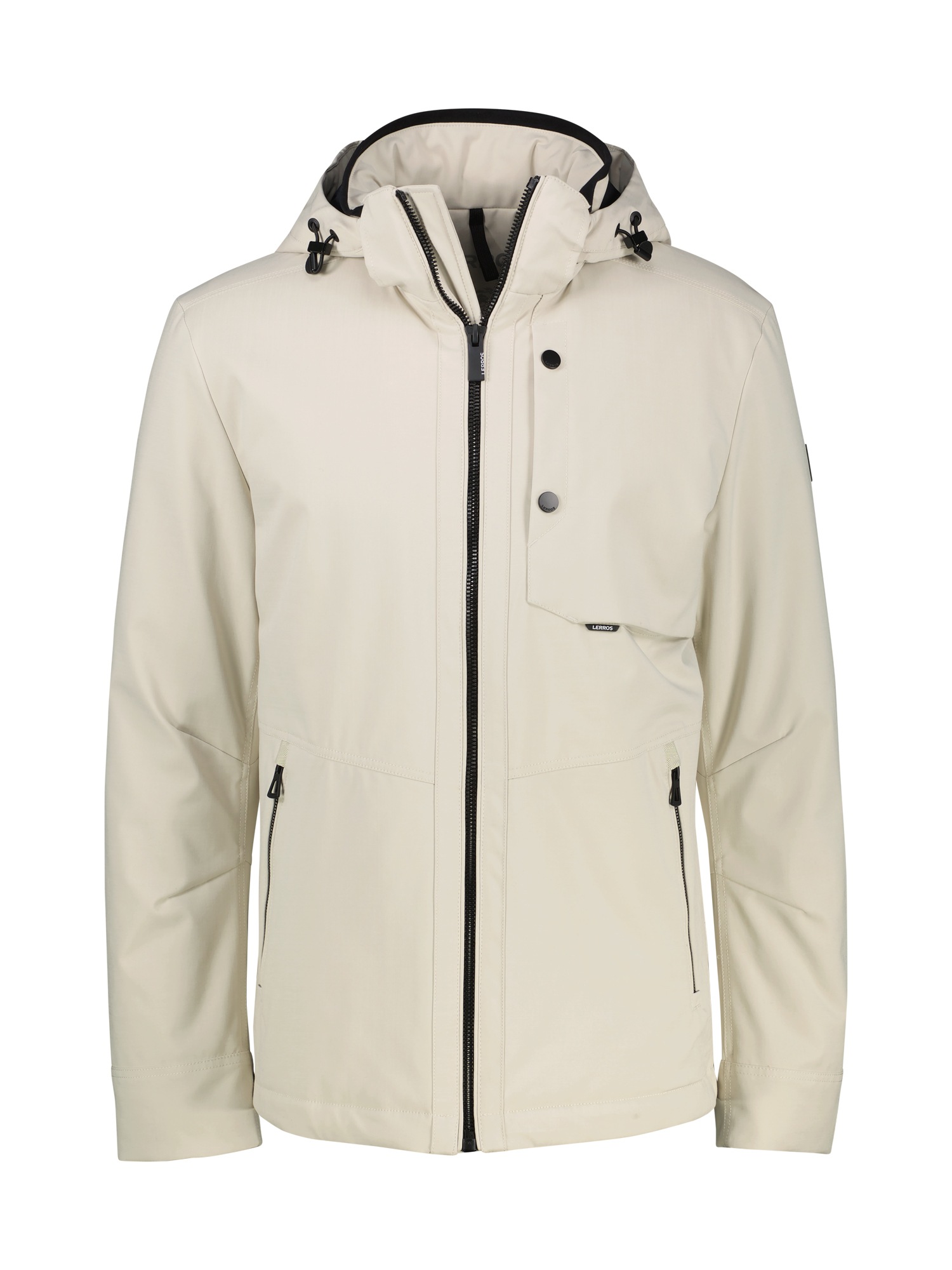 LERROS Blouson "LERROS Herren Struktur-Blouson in Übergrößen", mit Kapuze, günstig online kaufen