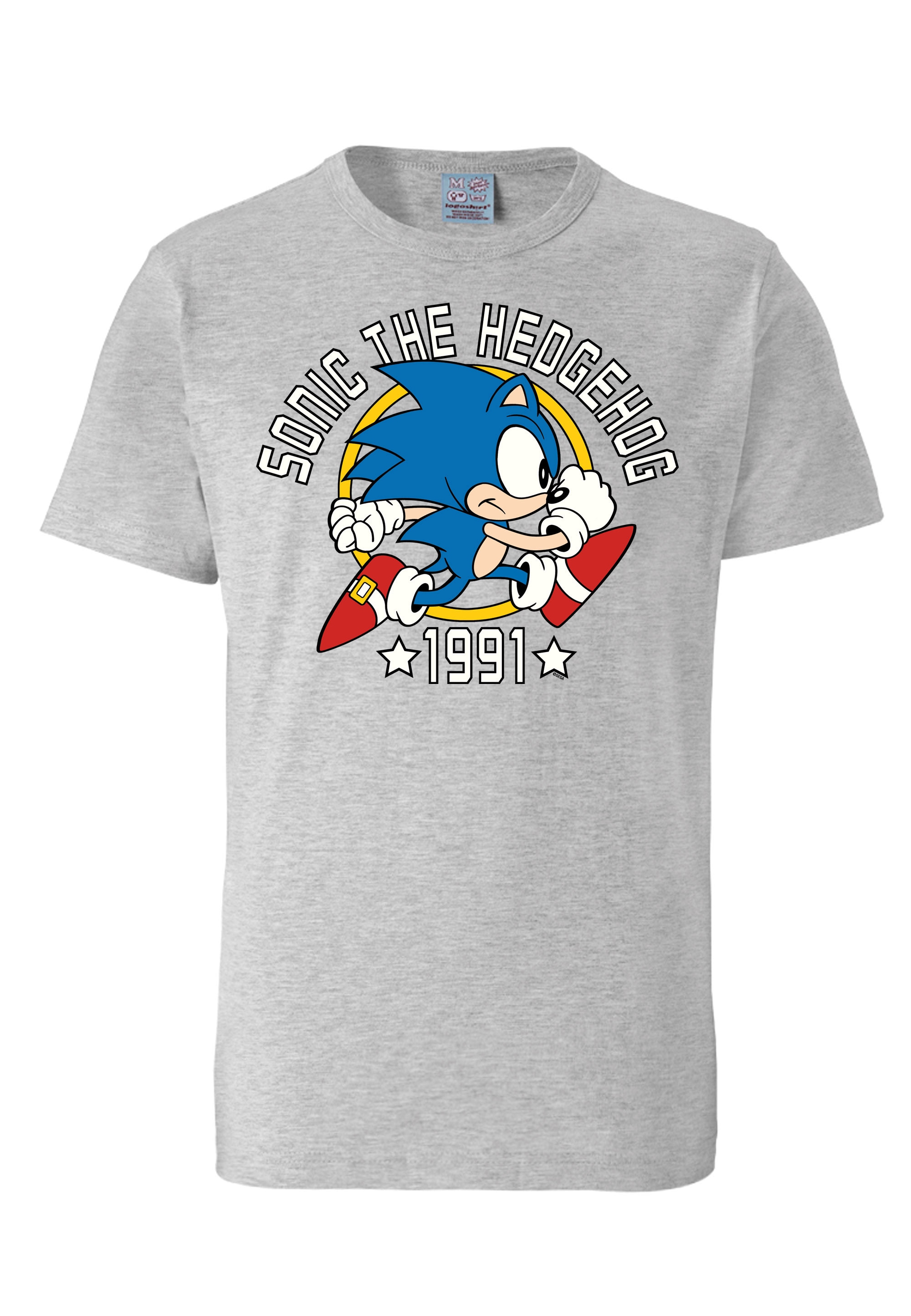 LOGOSHIRT T-Shirt »Sonic the Hedgehog 1991«, mit Retro-Print