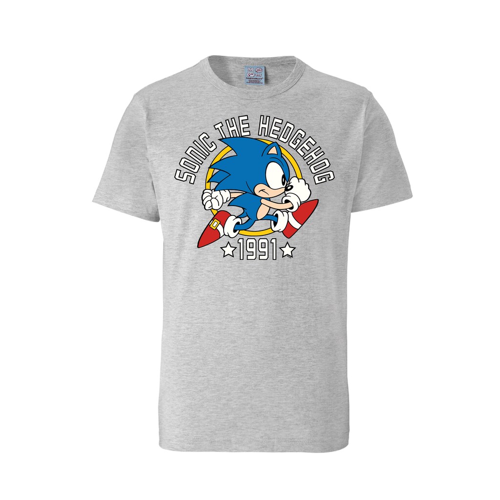 LOGOSHIRT T-Shirt »Sonic the Hedgehog 1991«, mit Retro-Print