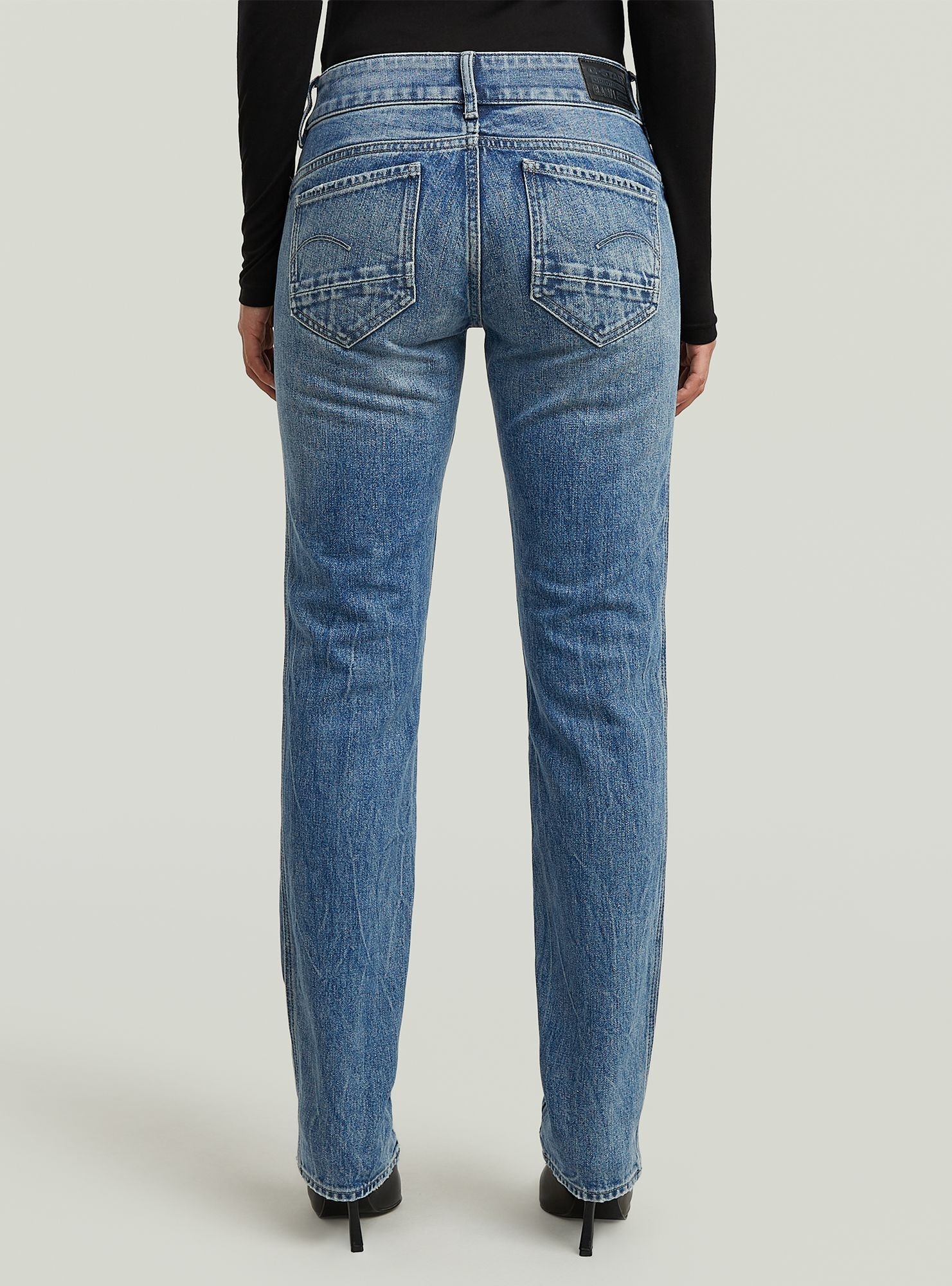 G-STAR 5-Pocket-Jeans »Midge Slim Straight PM Jeans«