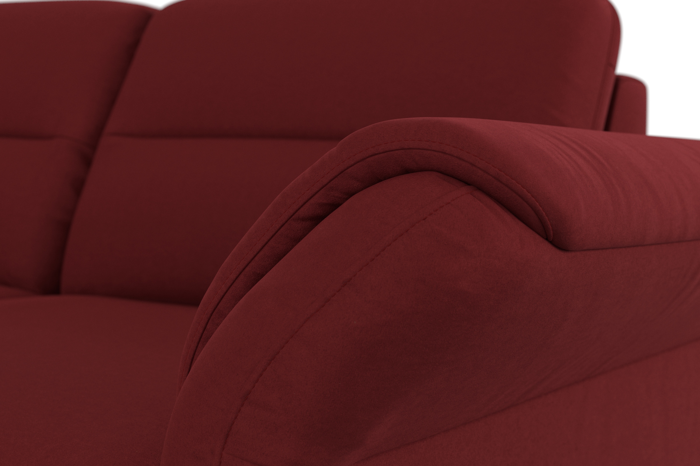 sit&more Ecksofa »Mellum L-Form«, Federkern, wahlweise mit Bettfunktion, Bettkasten und Armteilfunktion