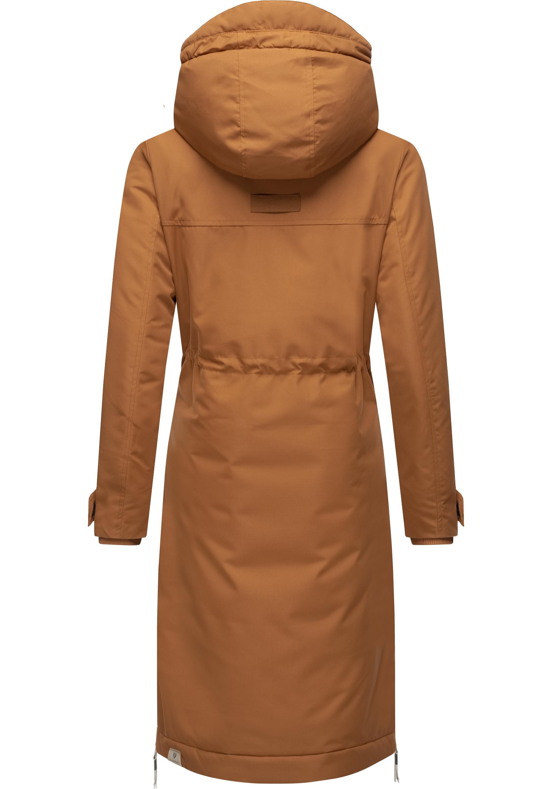 Ragwear Wintermantel »Refutura«, warm gefütterte Outdoorjacke mit Kapuze