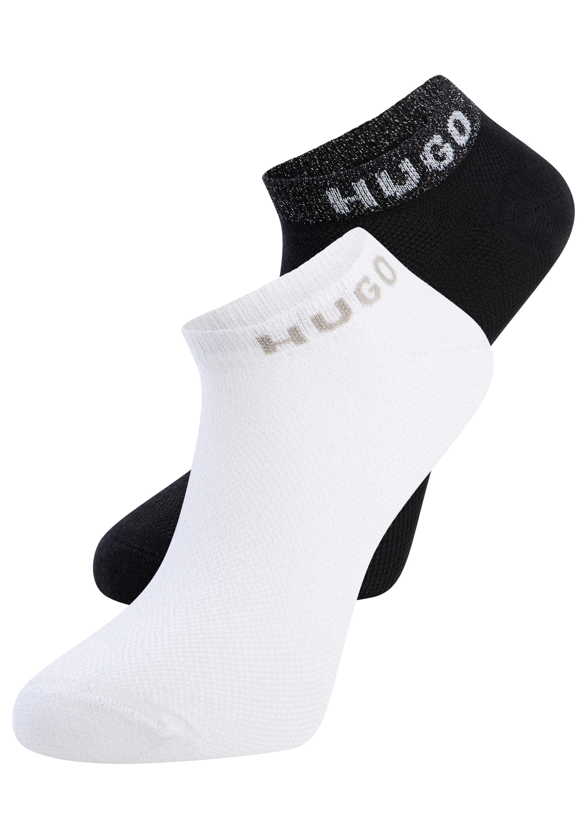 HUGO Underwear Sneakersocken "2P AS SHINY PIQ CC W" 3 Paar tlg. leicht schi günstig online kaufen