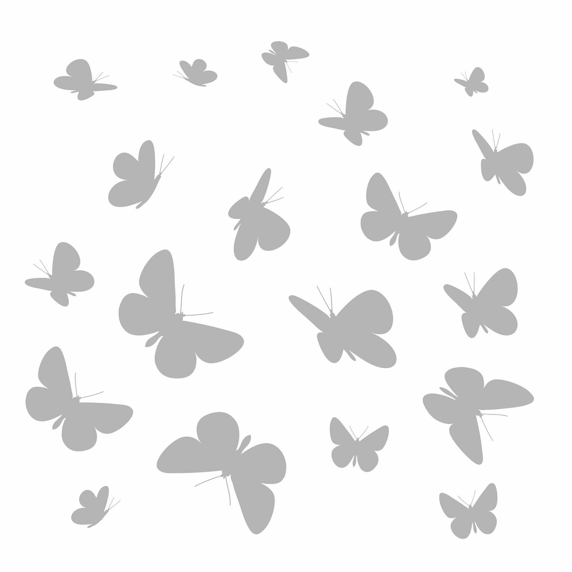 BAUR cm, Komar kaufen | 31x31 Fensterbild selbsthaftend »Schmetterlinge«,