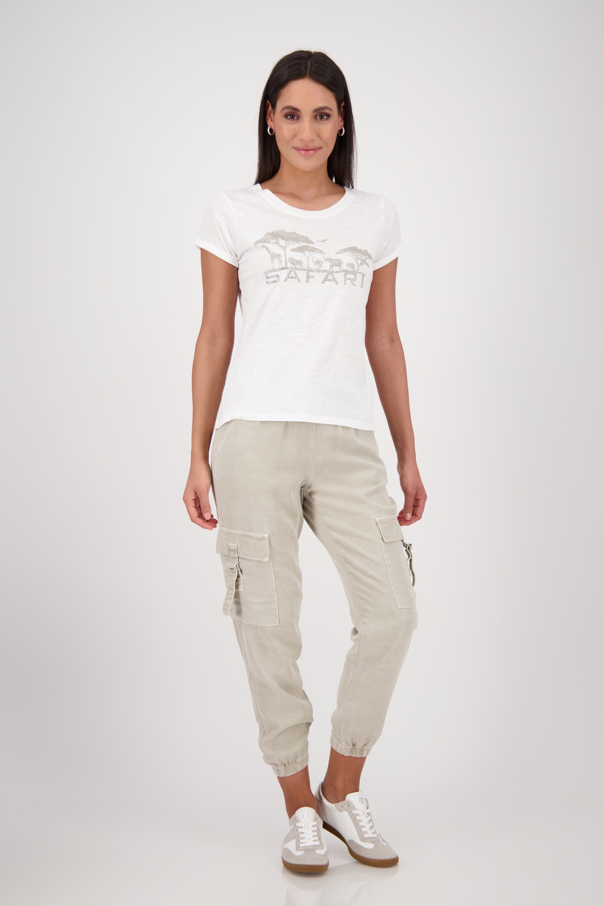 Monari T-Shirt »Shirt Safari Schmuck«, Mit Rundhalsausschnitt