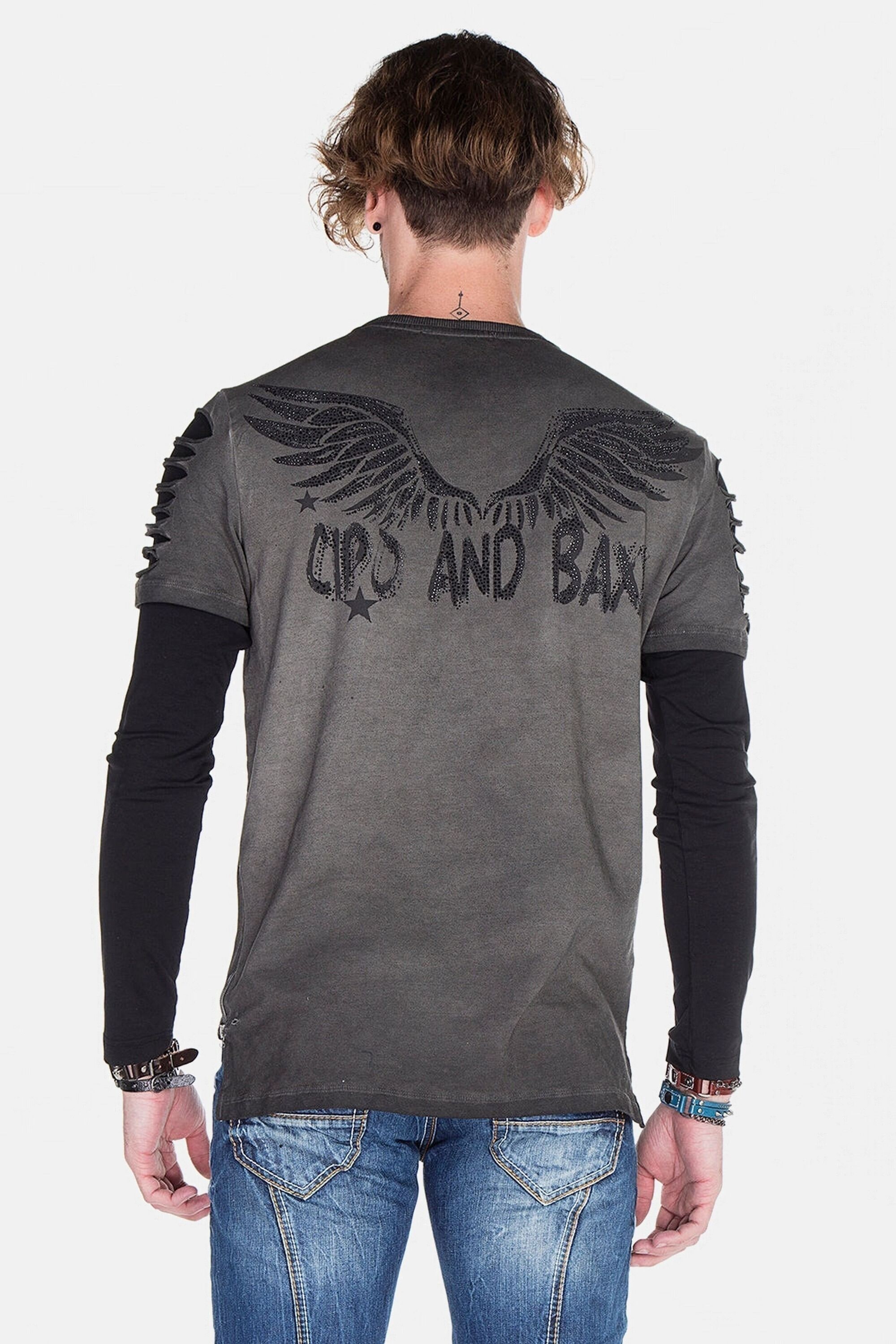 Cipo & Baxx Sweatshirt »Sweatshirts«, mit Motiv-Print, CL-265