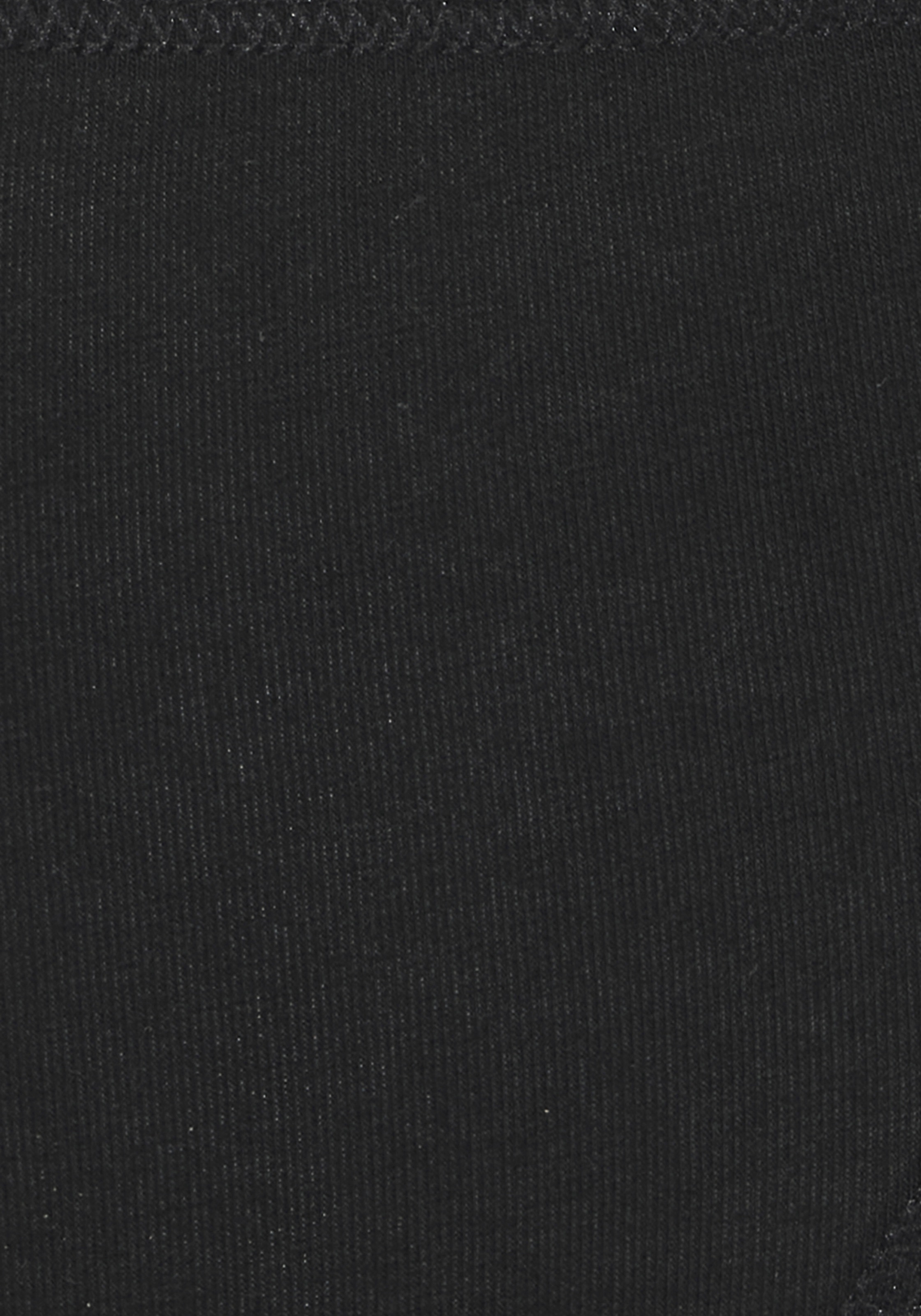 LASCANA Jazz-Pants Slips 3er Pack, 3 Stk. mit Spitze am Beinabschluss, aus elastischem Jersey