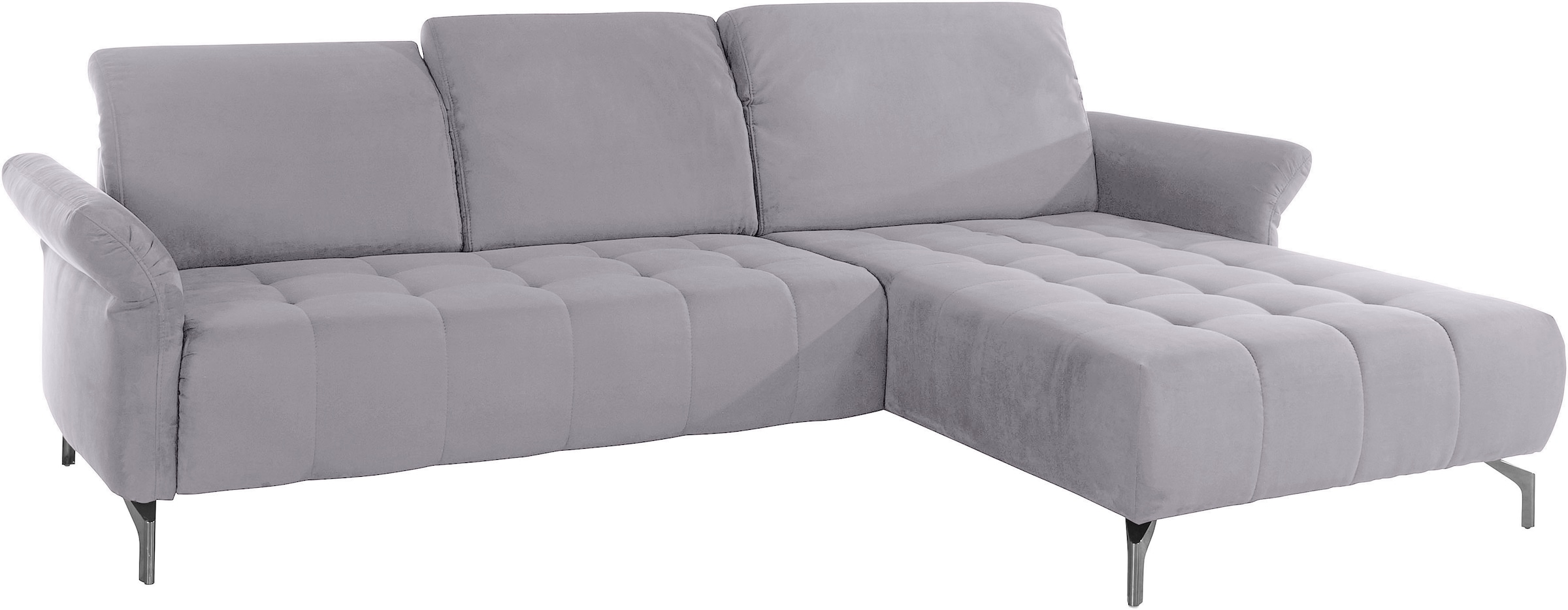 Home affaire Ecksofa »Fresh L-Form« Federkern, wahlweise Kopfteilverstellung und motorischer Vorziehsitz