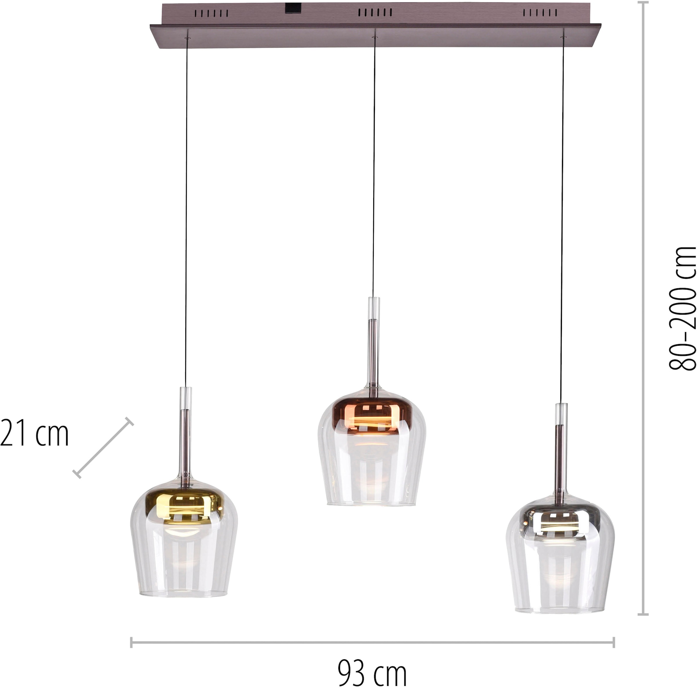 Neuhaus Q SMART HOME LIGHTS LED Pendelleuchte »Q-KON« LED-Board 1 Stk. warmweiß - kaltweiß