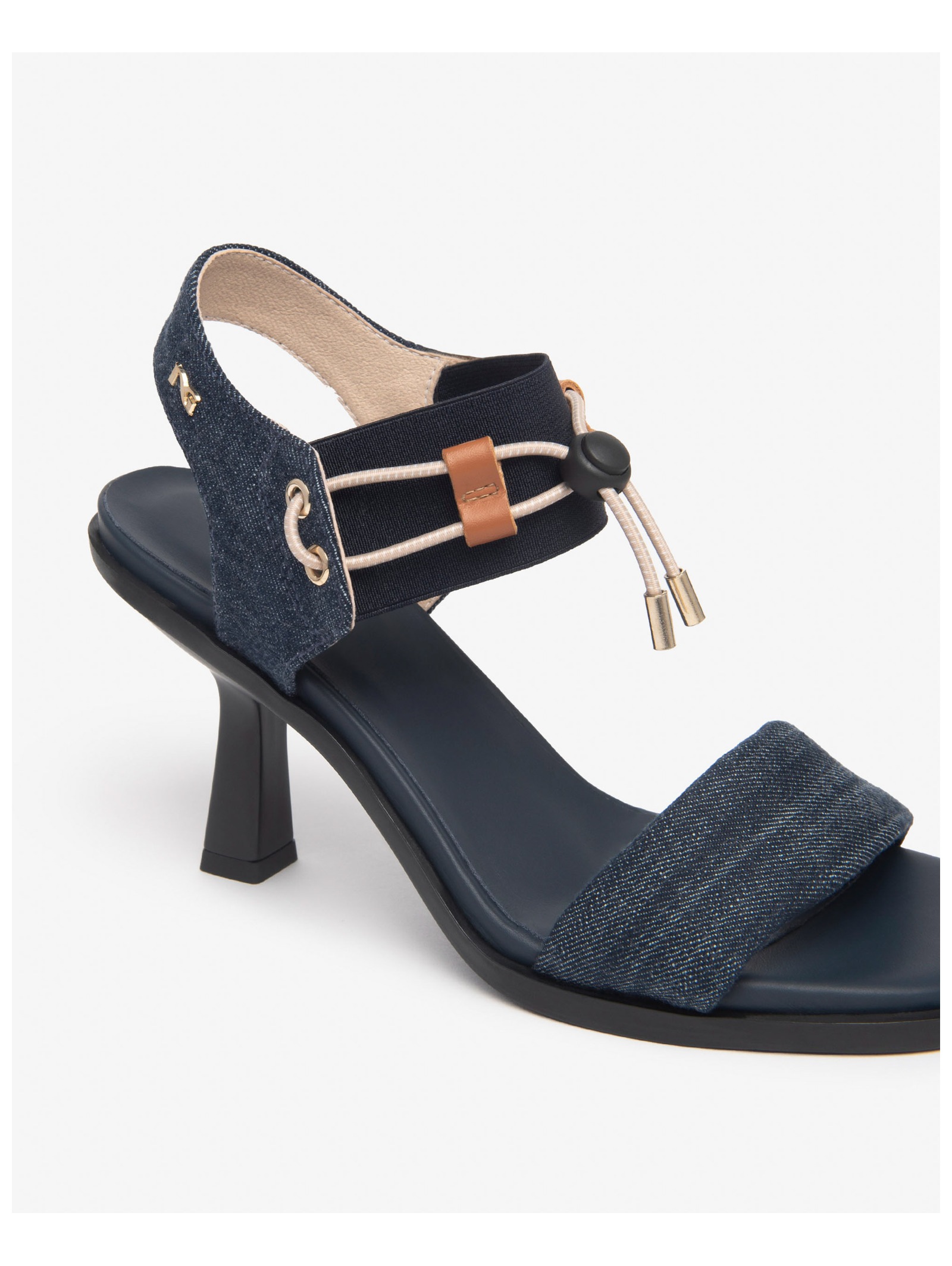 Nero Giardini High-Heel-Sandalette »Nero Giardini Sandalen Leder/Textil«