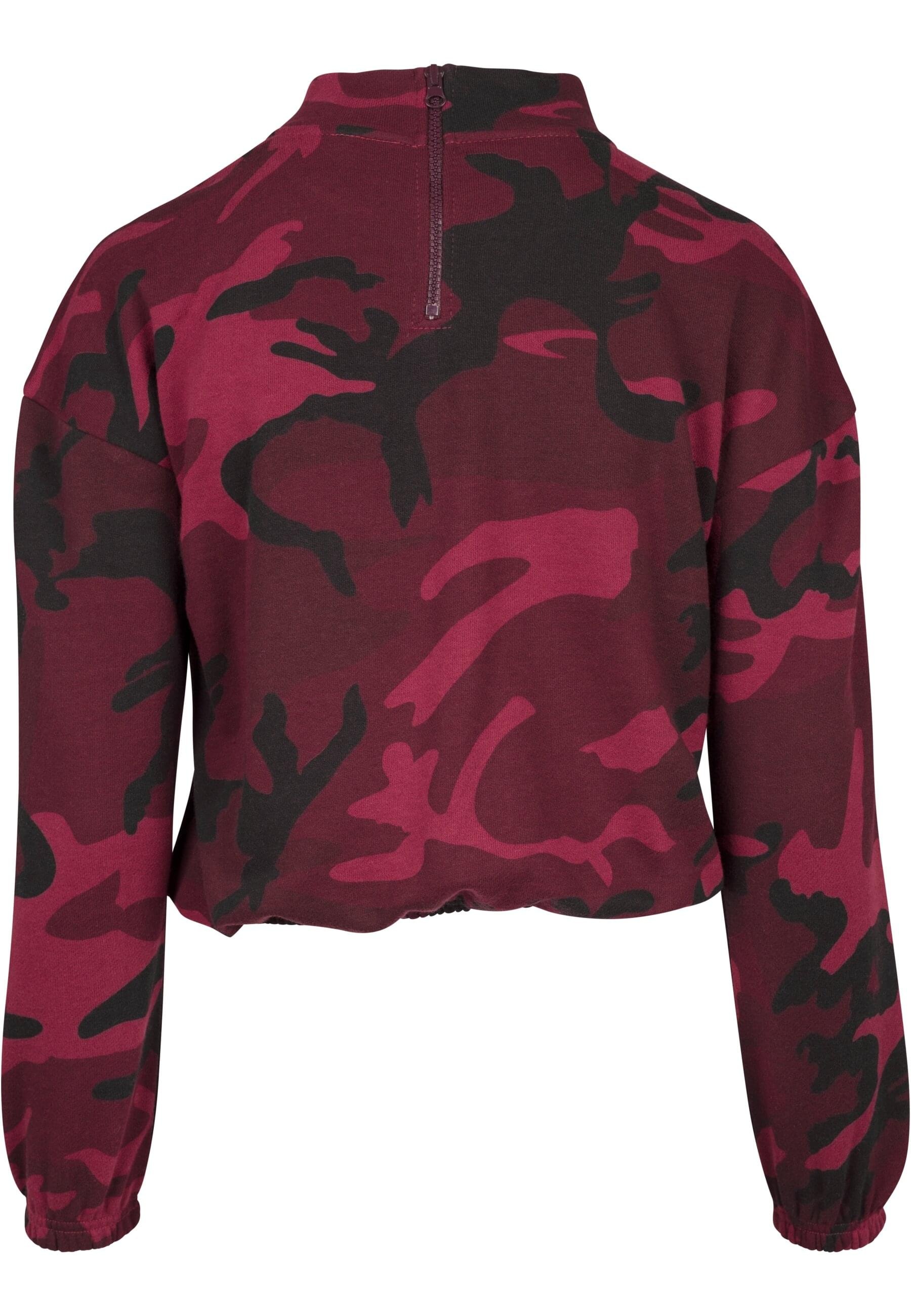 URBAN CLASSICS Sweatshirt »Urban Classics Damen Ladies Camo Turtleneck Crew«, (1 tlg.)