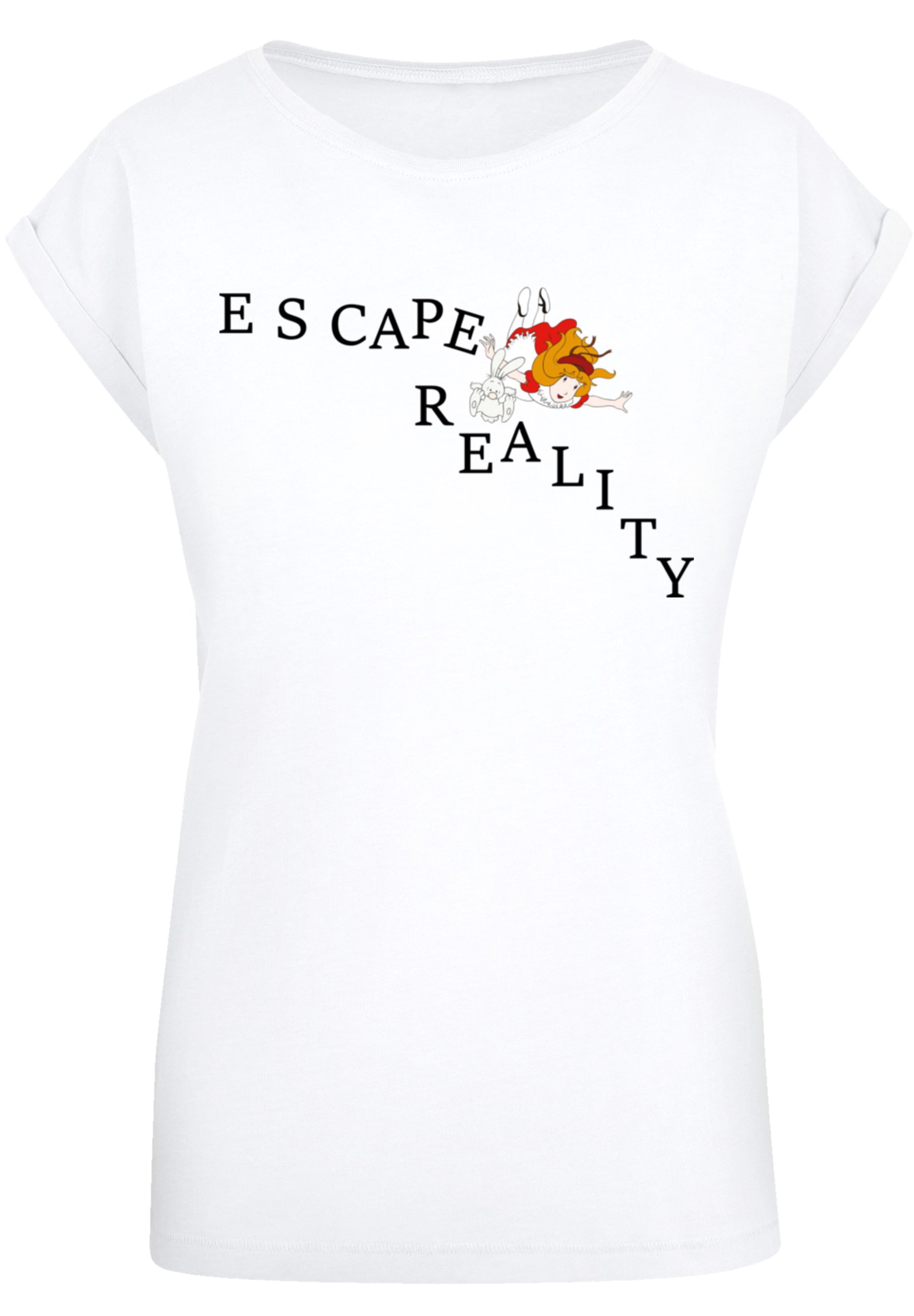 F4NT4STIC T-Shirt »Alice im Wunderland Escape Reality Falling«, Retro, Heroes of Childhood, TV Serie
