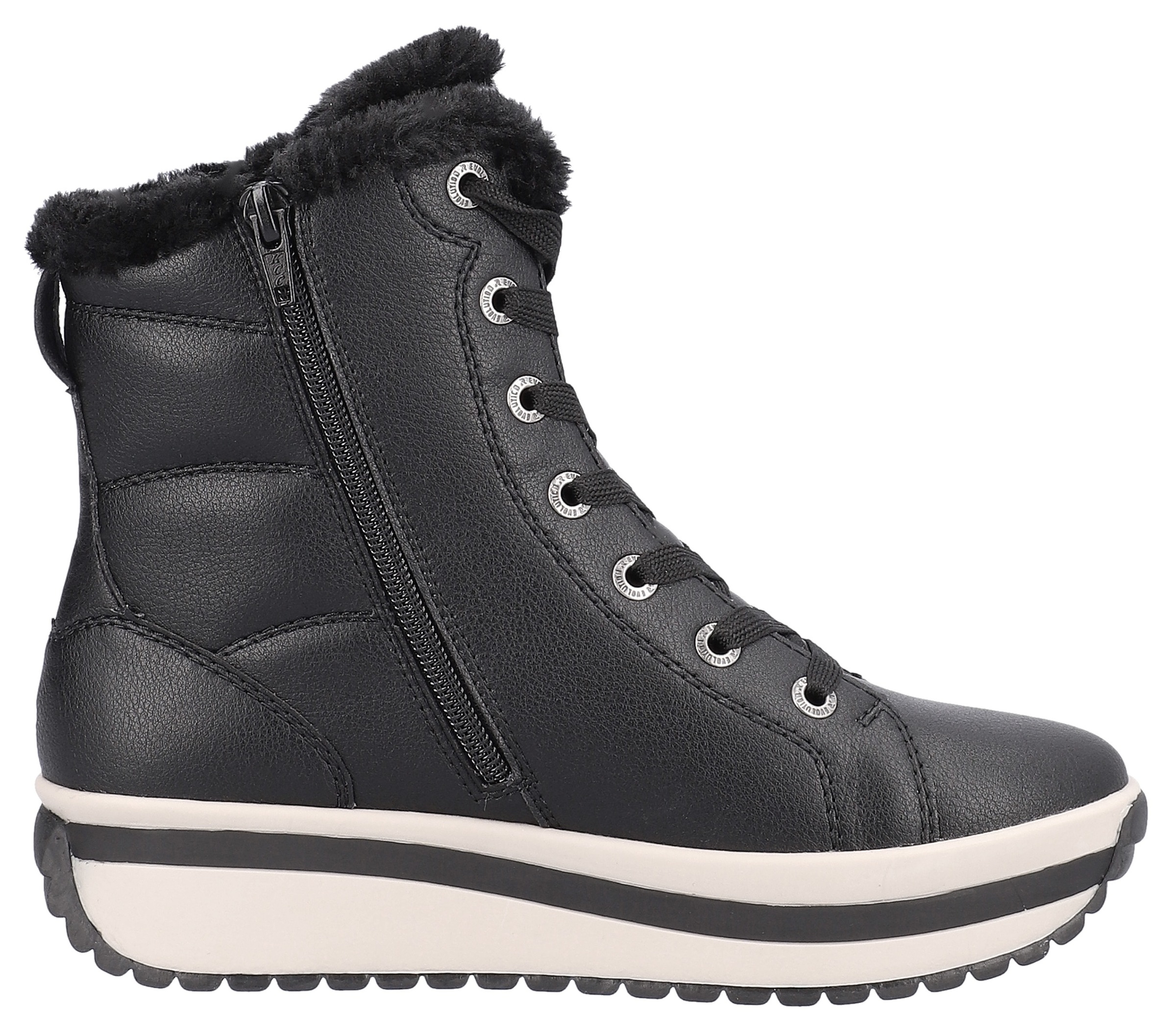 Rieker EVOLUTION Winterboots, Schnürboots, Stiefelette mit praktischem Innenreißverschluss