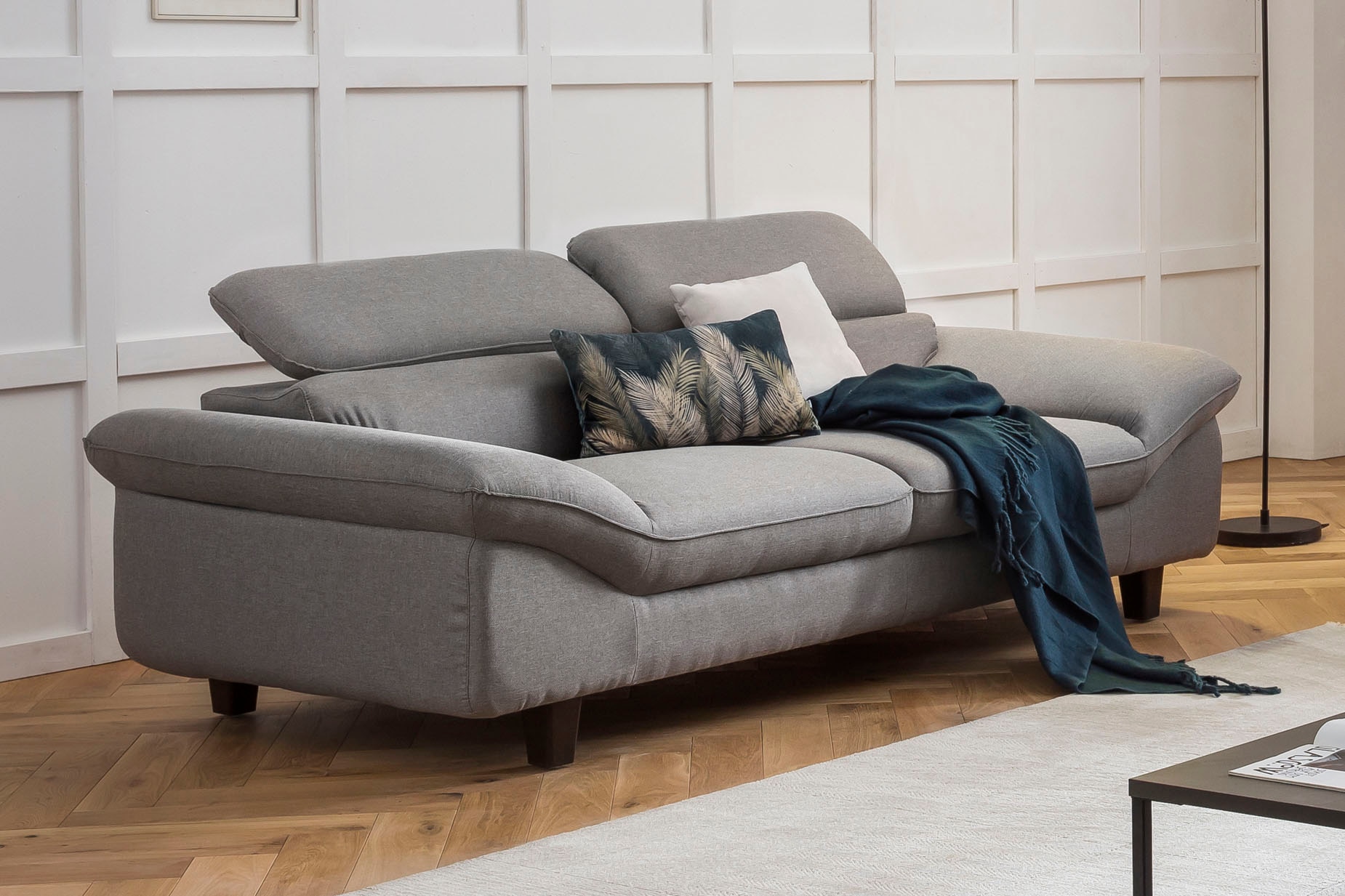 Home affaire 2-Sitzer "Pilot", Big-Sofa mit Kopfteilverstellung günstig online kaufen