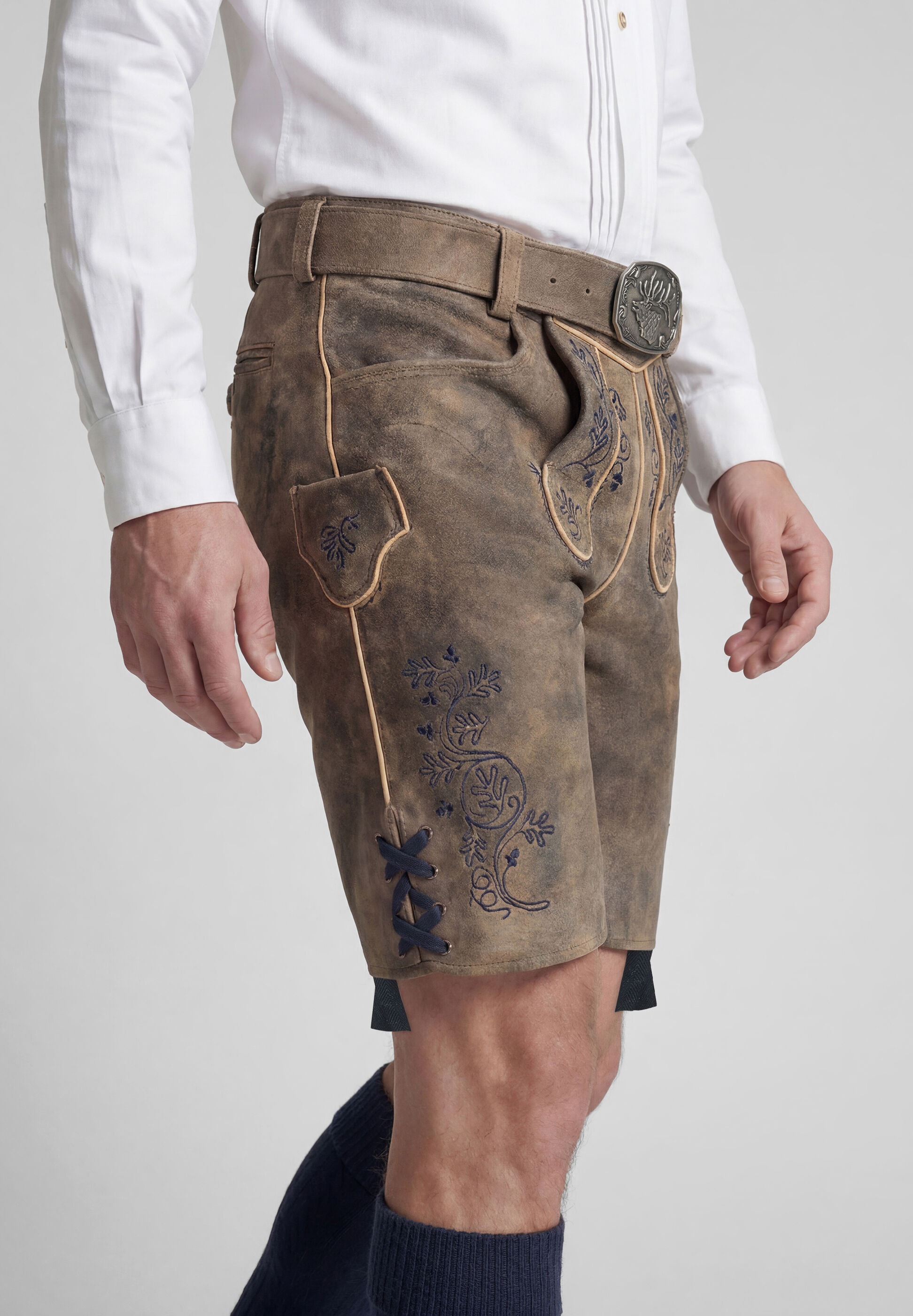 Spieth & Wensky Lederhose »Spieth & Wensky Lederhose Kandersteg«  mit passendem Gürtel