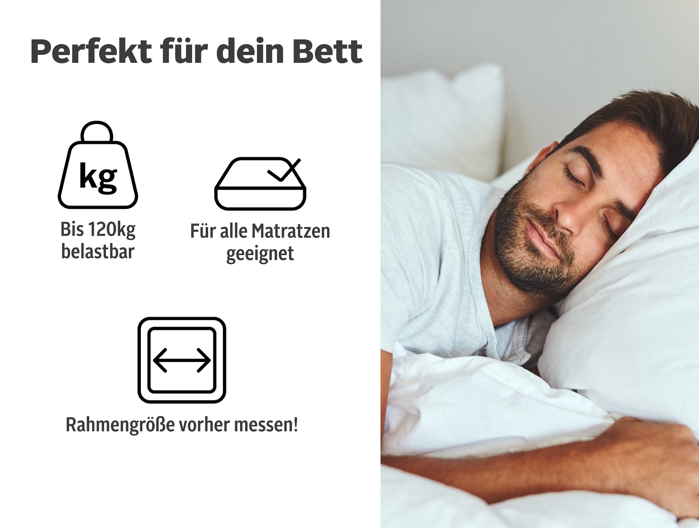 Älgdröm Lattenrost »Lattenrost Glomma NV, 90x200, 140x200 cm und weiteren Größen« Lattenrost für alle Matratzen, & Selbstmontage, langlebig, ergonomisch