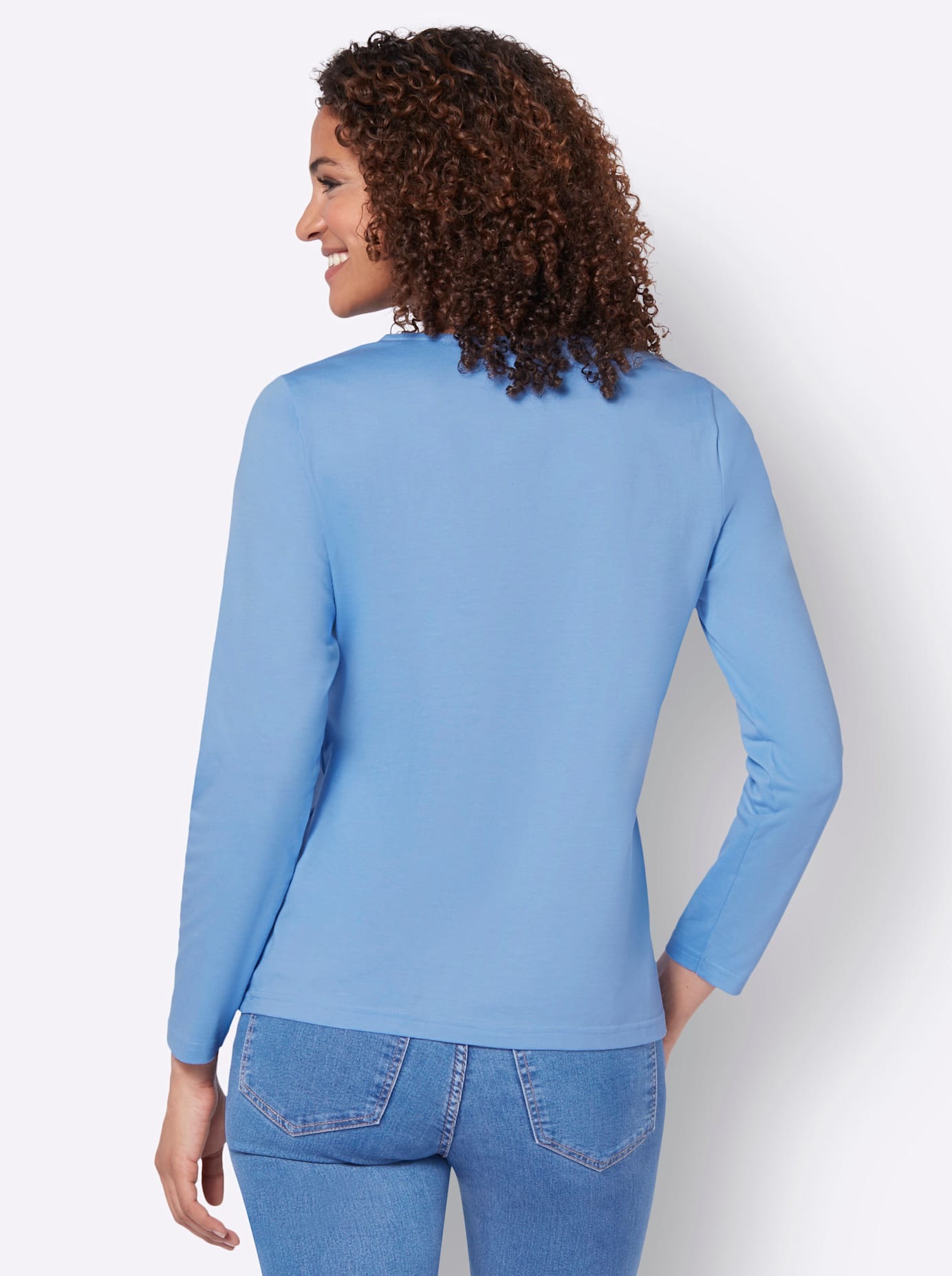 Casual Looks Rundhalsshirt "Shirt" 1 Stk. tlg. günstig online kaufen