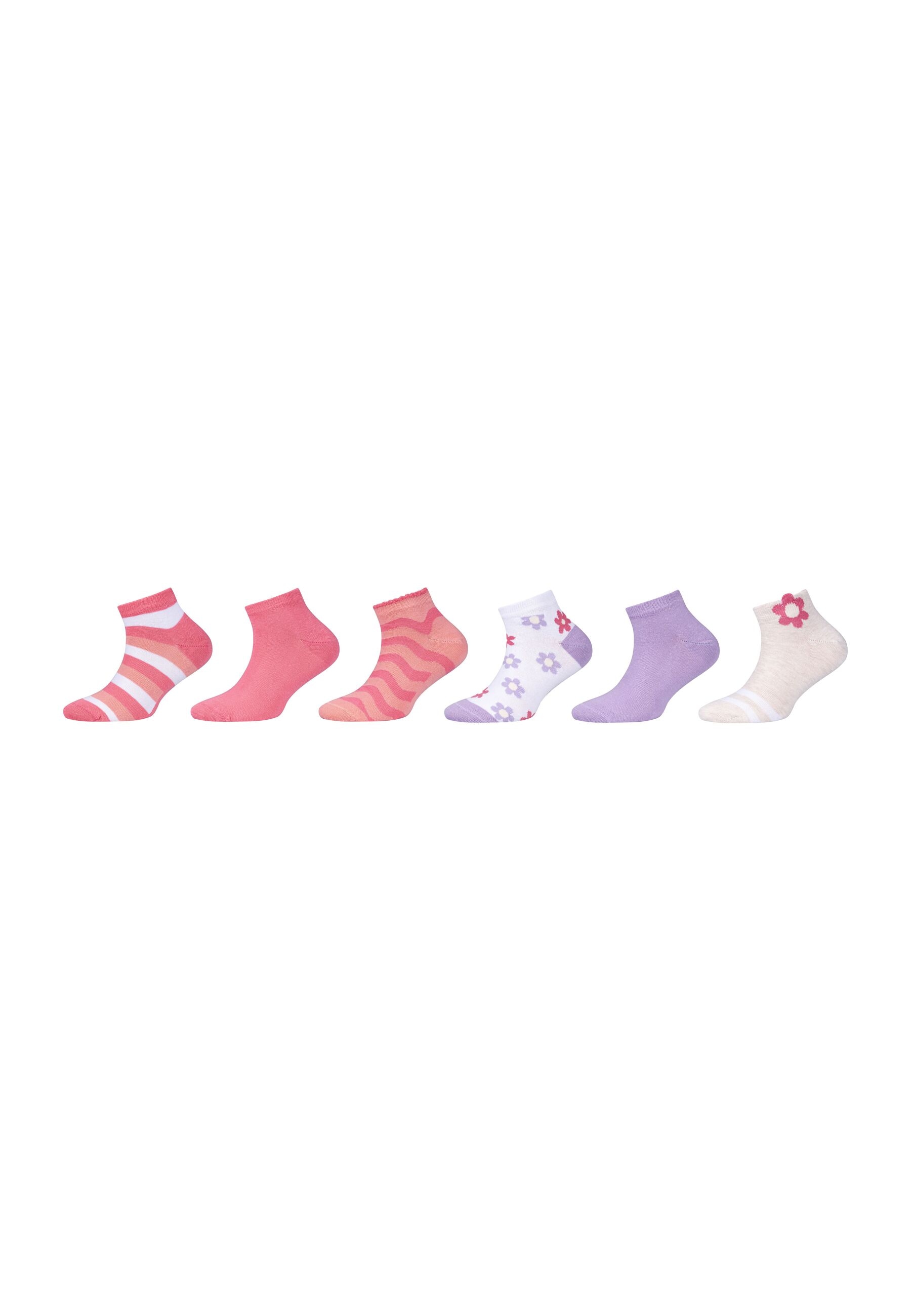 s.Oliver Sneakersocken "6er Pack" 6er Pack Weiche Qualität aus Bio-Baumwolle für hohen Tragekomfort