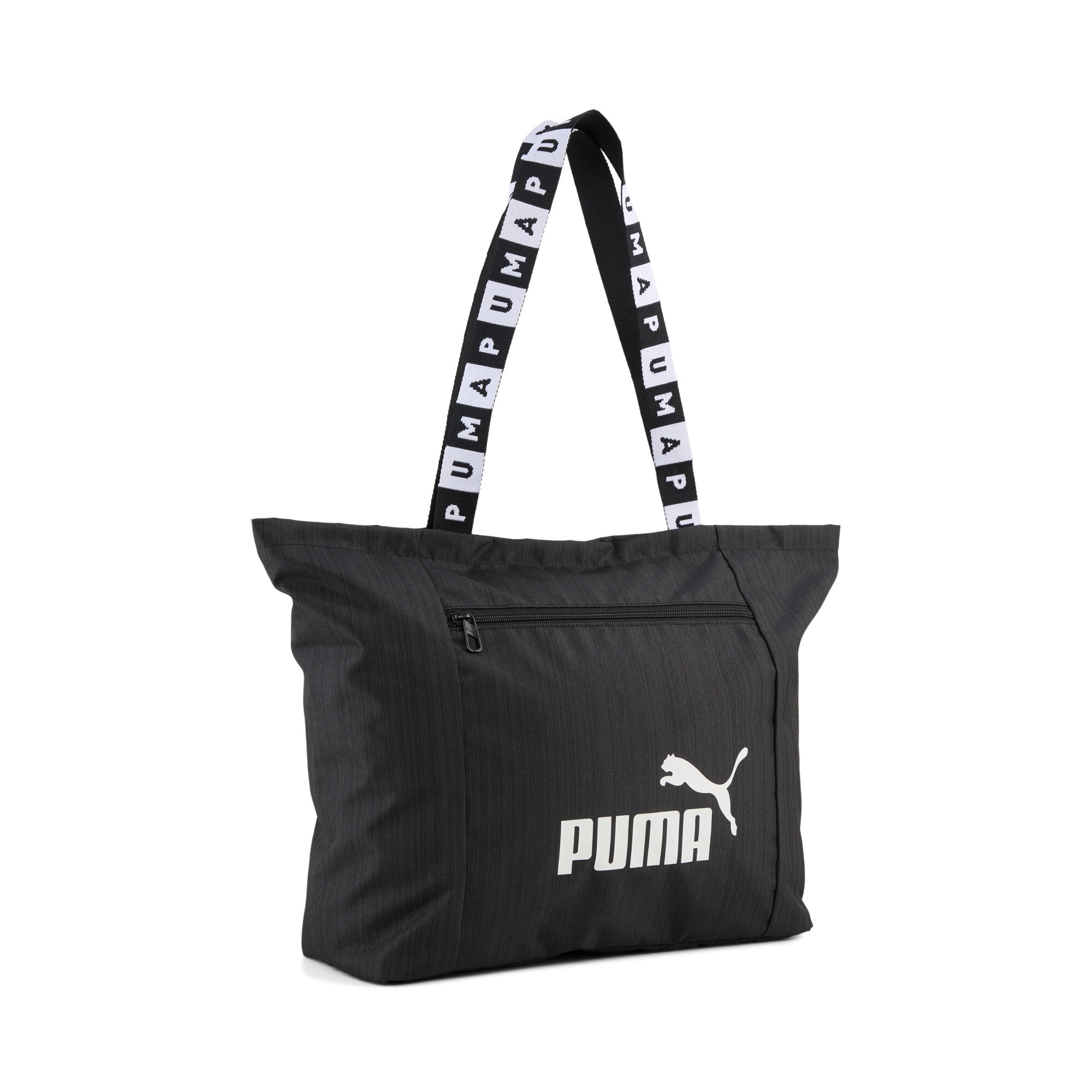 Shopper PUMA "BASE SHOPPER", Damen, puma schwarz, Polyester, unifarben, Taschen Shopper, sportlicher Stil, für Erwachsene, aus Polyester, leichtes Material