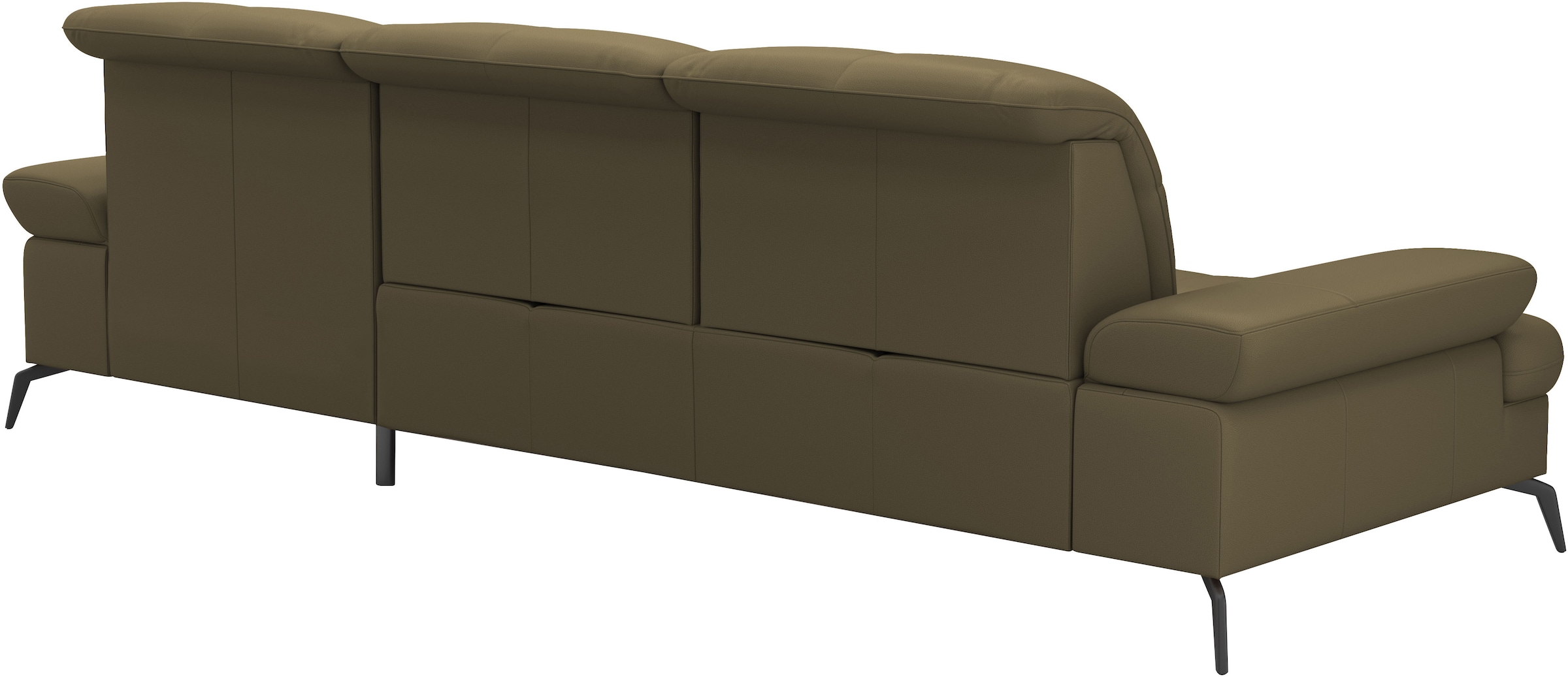 sit&more Ecksofa »Amica, L-Form, inkl. Sitztiefenverstellung & Armteilverstellung«, wahlweise mit Bettfunktion, Bettkasten und Kopfteilverstellung