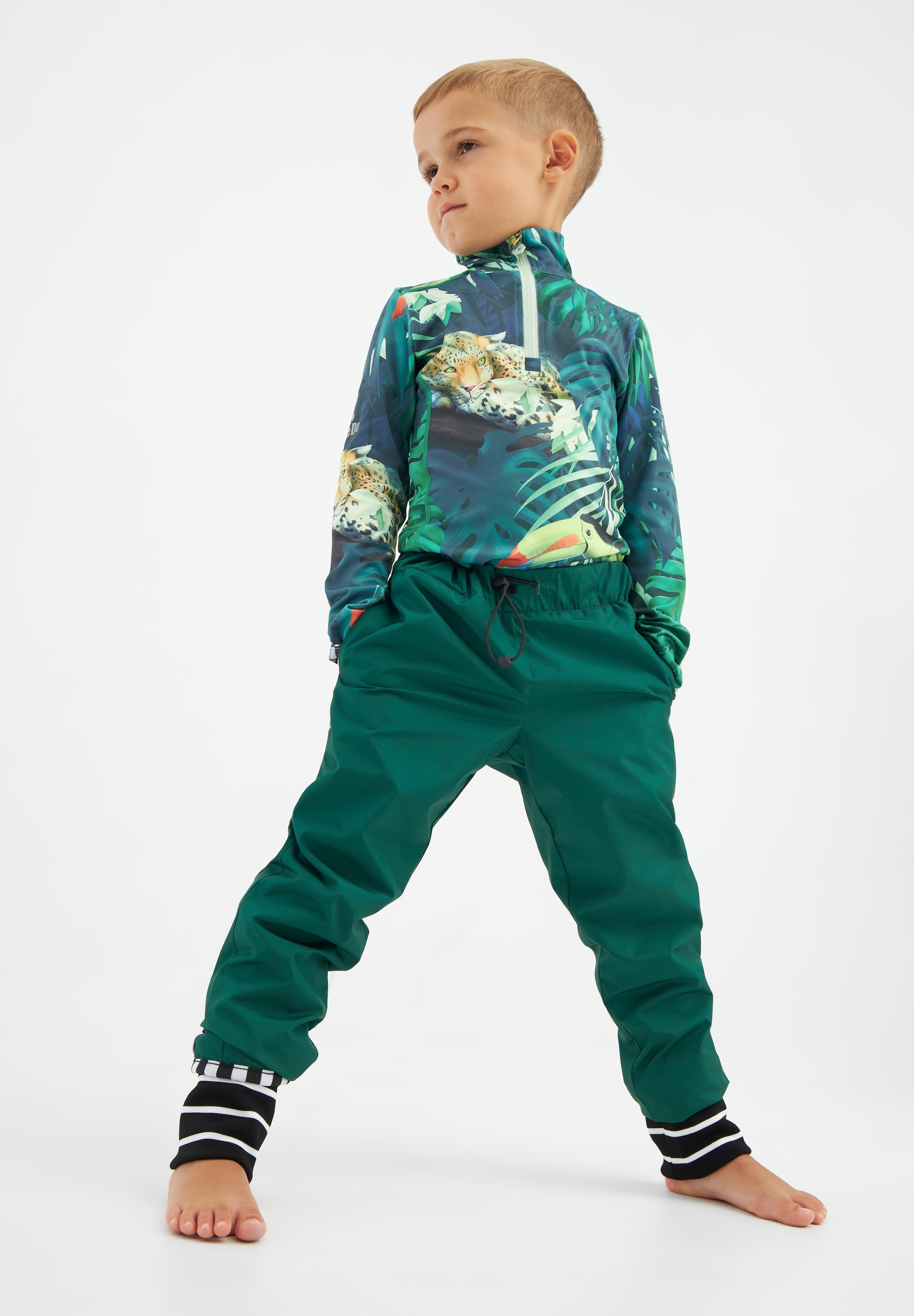WeeDo Langarmshirt »JUNGLE«, Feuchtigkeitsregulierendes Funktionsshirt für Kinder