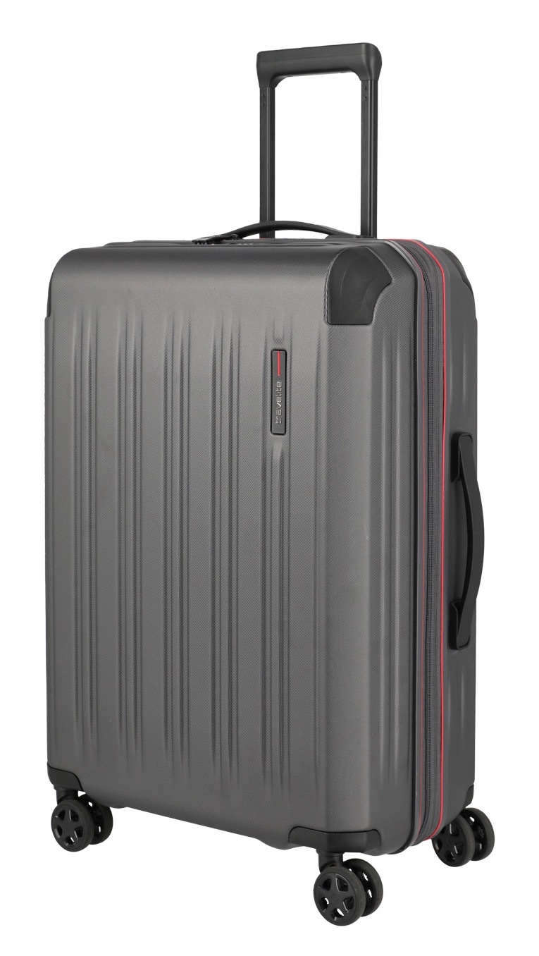 travelite Trolleyset »DYNAMIIC S+/M/L, verschiedene Farben«, (Set, 3 tlg., S+/M/L), Hartschalen-Koffer ABS Volumenerweiterung