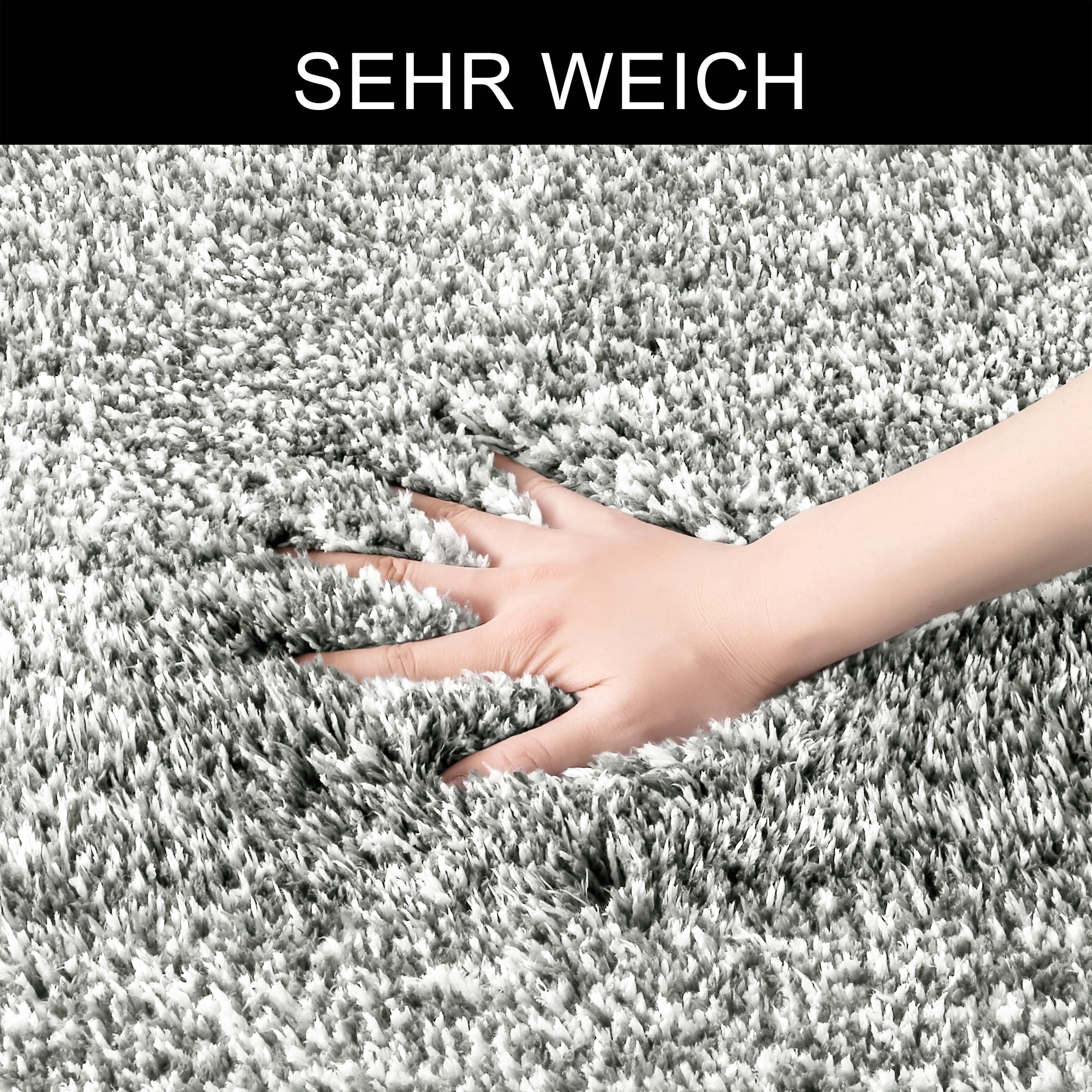 my home Badematte »Sanremo, Badvorleger, Badezimmer Teppich, sehr weich«, rutschhemmend beschichtet, fußbodenheizungsgeeignet-schnell trocknend, Badteppich, unifarben, rechteckig, rund & als 3-tlg. Set erhältlich