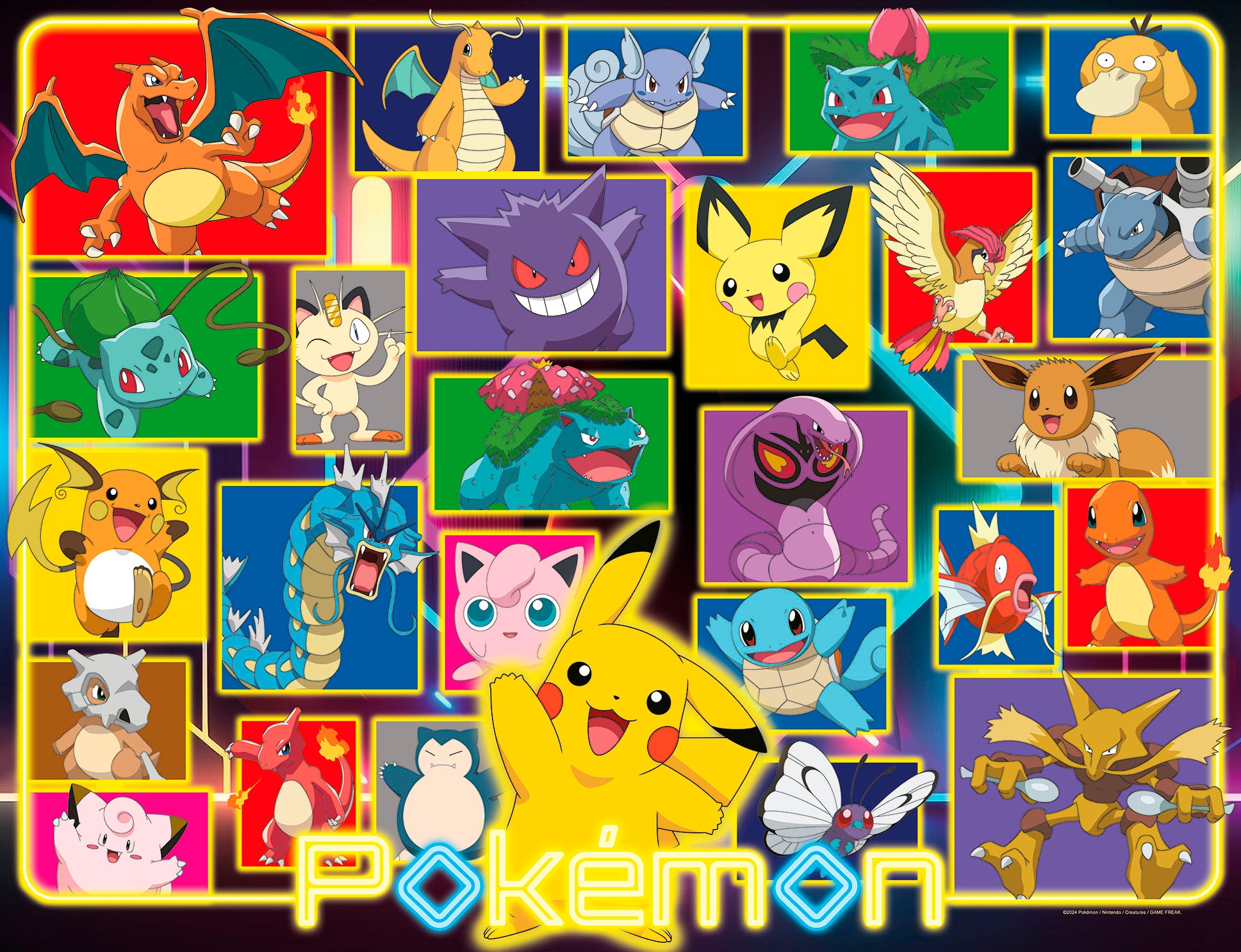 Ravensburger Puzzle »Leuchtende Pokémon«, (2000 tlg.), Made in Germany