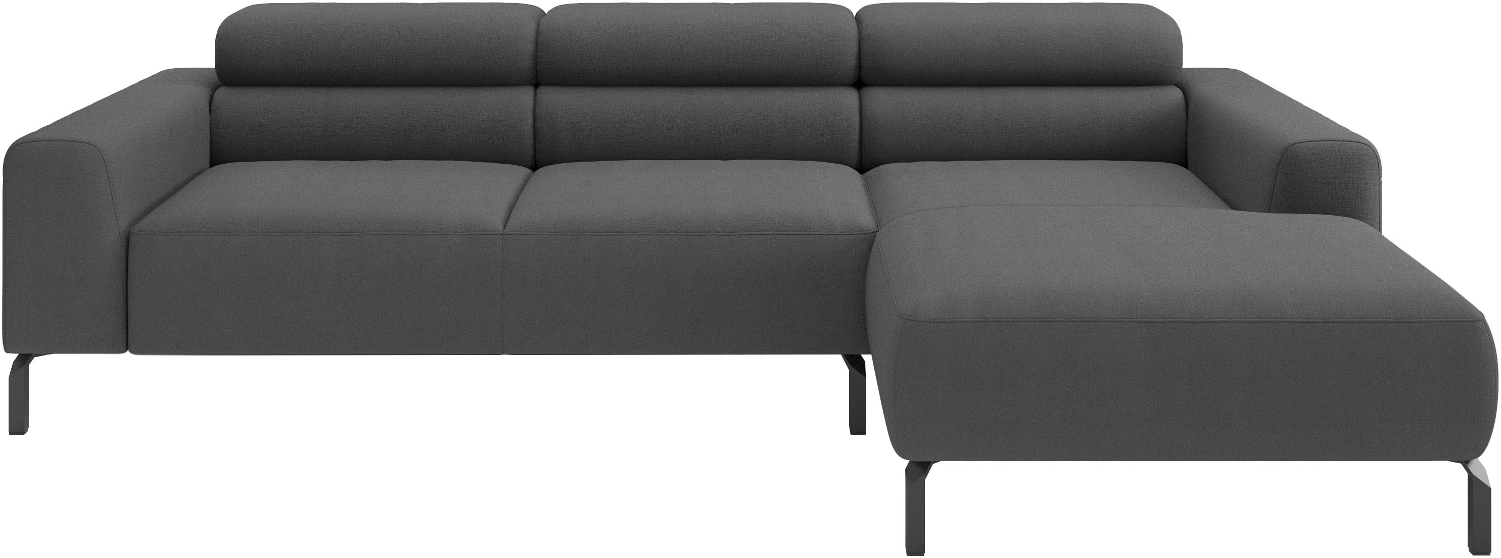 Home affaire Ecksofa "Ecksofa, L-Form, incl. Kopfteilverstellung, Breite 258 cm" wahlweise elektrische Sitztiefenverstellung