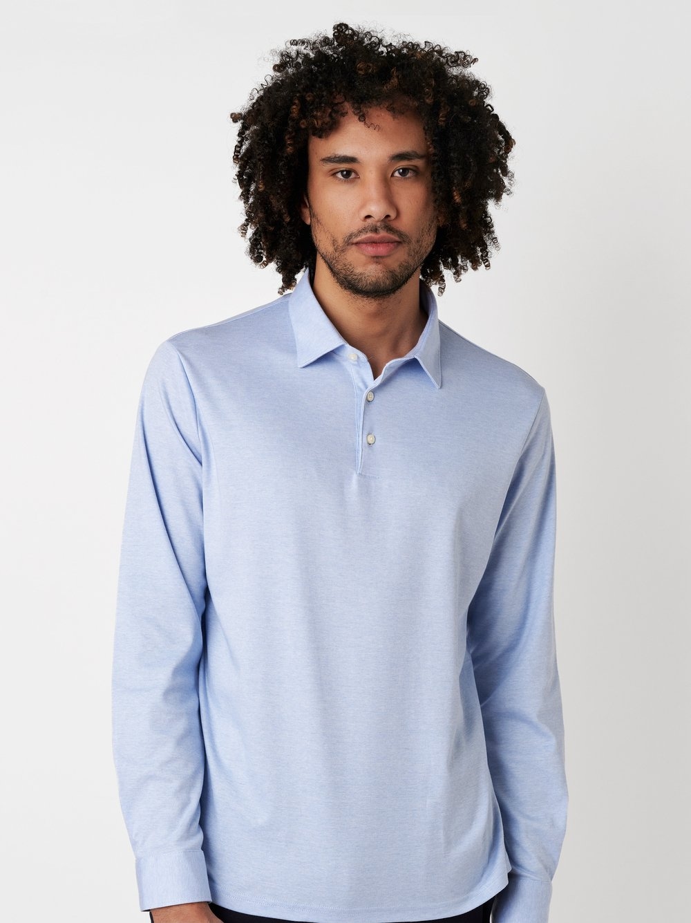 DESOTO Langarm-Poloshirt "Jerseypolo Essential Kent langarm", Flexibler Str günstig online kaufen