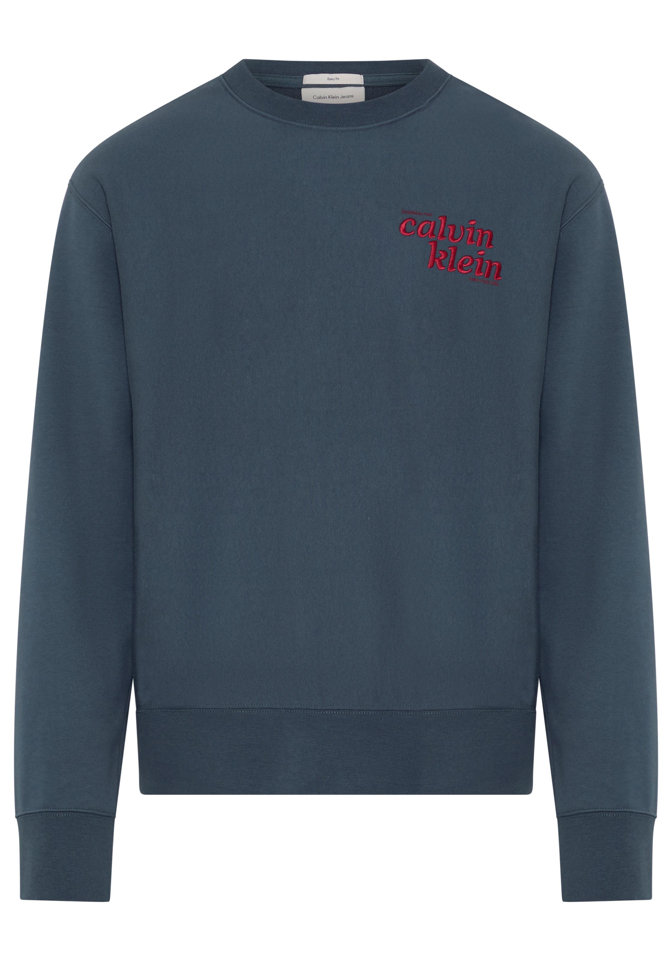 Calvin Klein Sweatshirt , Rundhalsausschnitt, Regular Fit, Stickerei
