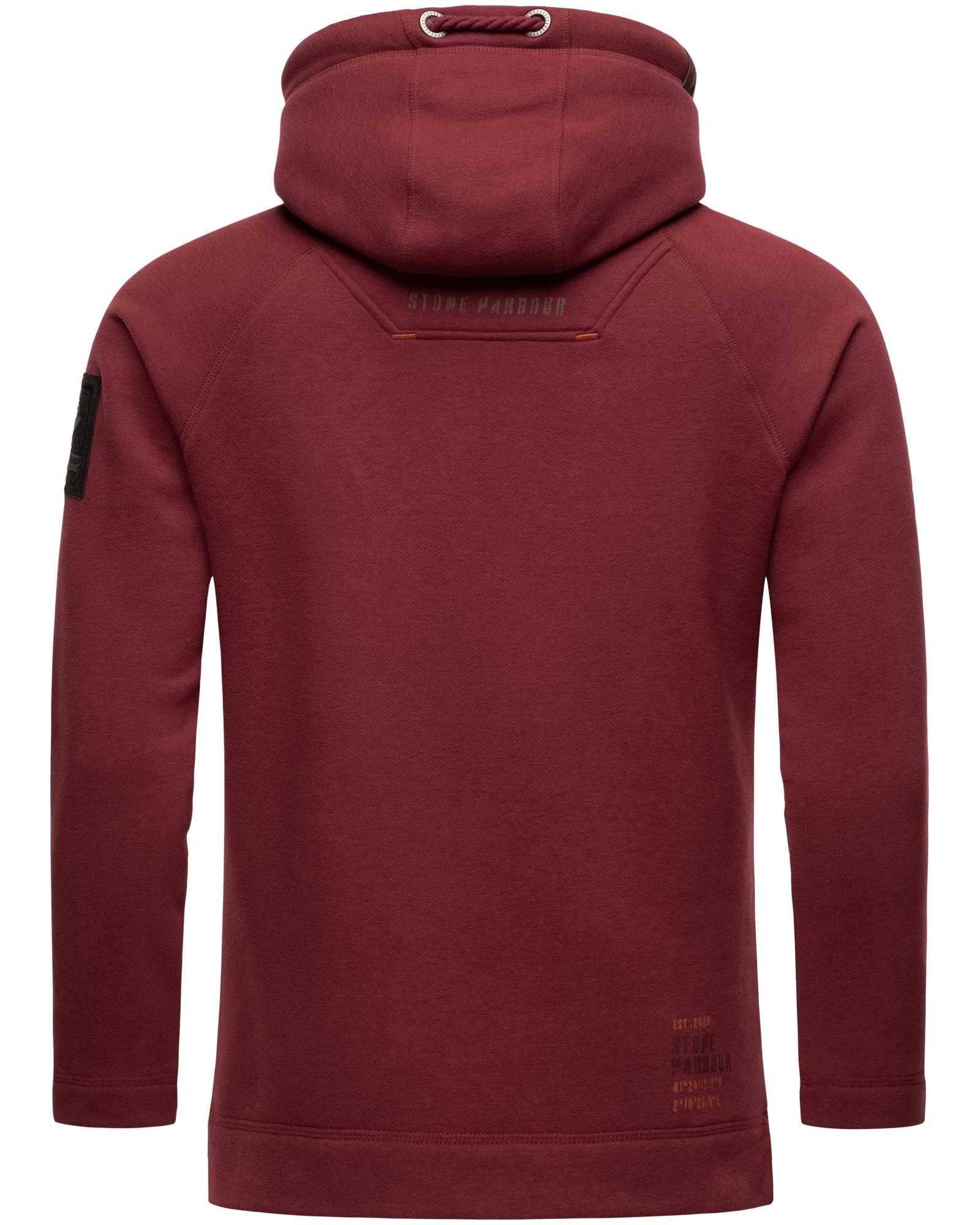 Stone Harbour Hoodie »Caspian Sailor«, Sportlicher Kapuzenpullover mit großen Kordeln