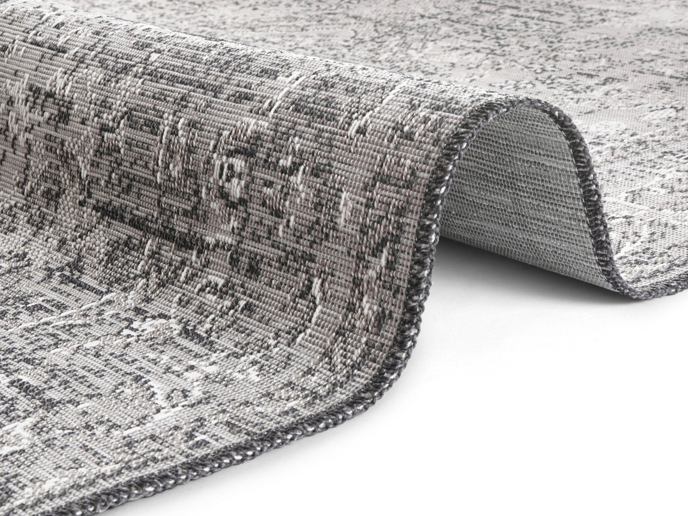 ELLE DECORATION Teppich »Cenon«, rechteckig, 3 mm Höhe, Vintage Design, ​, Robust, Pflegeleicht, Flachgewebe