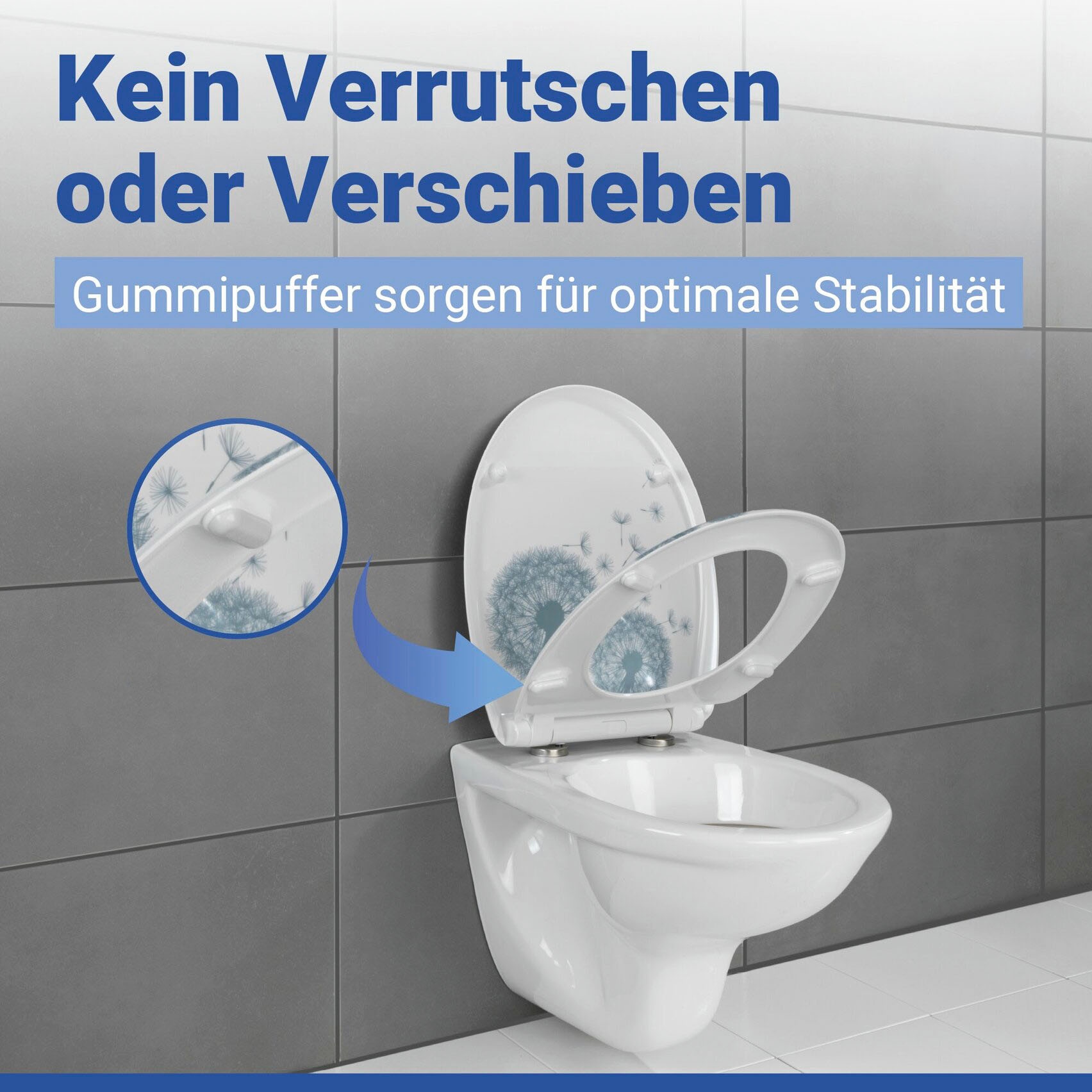 WENKO WC-Sitz »Astera« Duroplast, mit Absenkautomatik