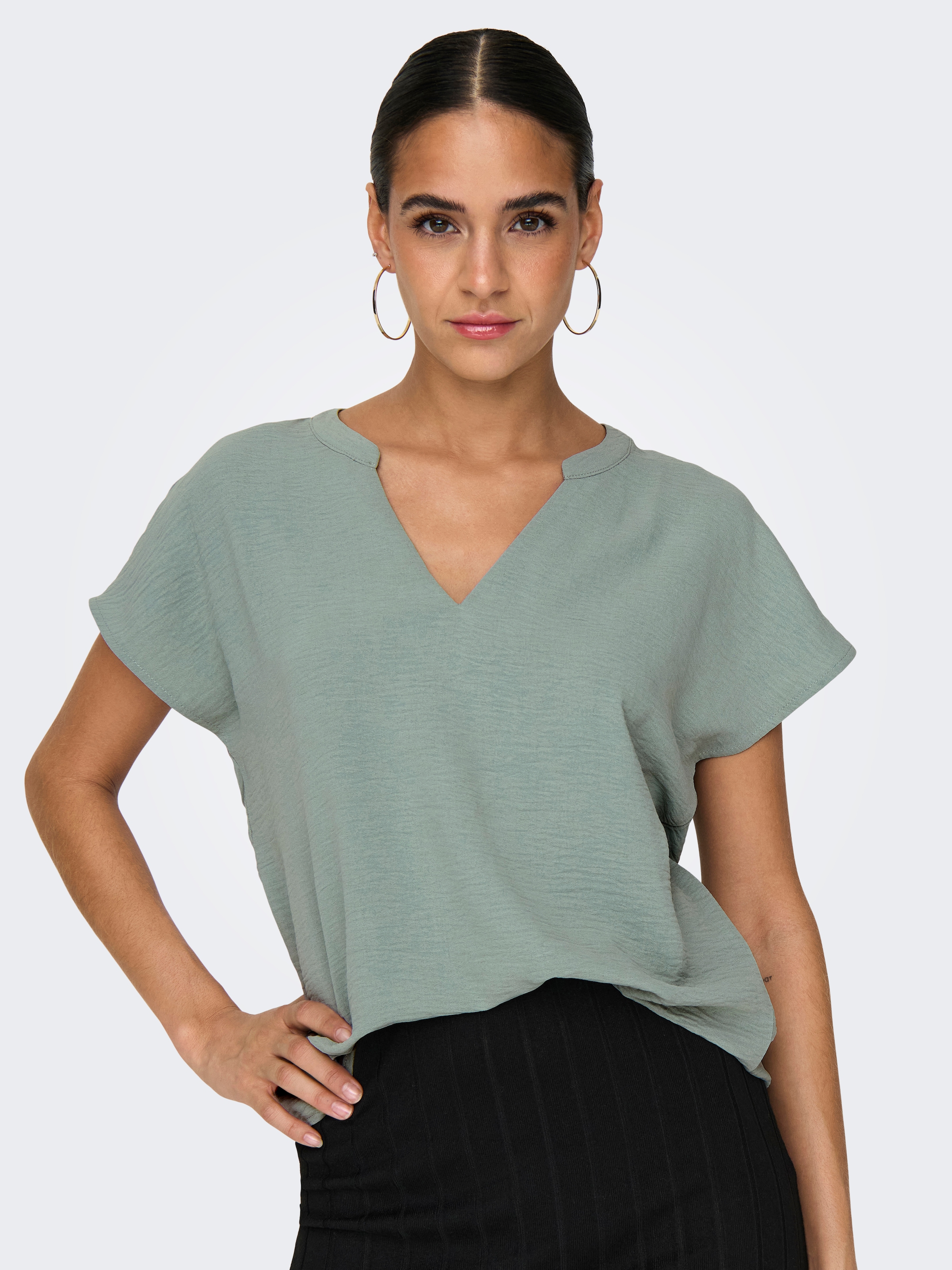 JDY Shirtbluse "JDYLION S/S TOP WVN NOOS" günstig online kaufen