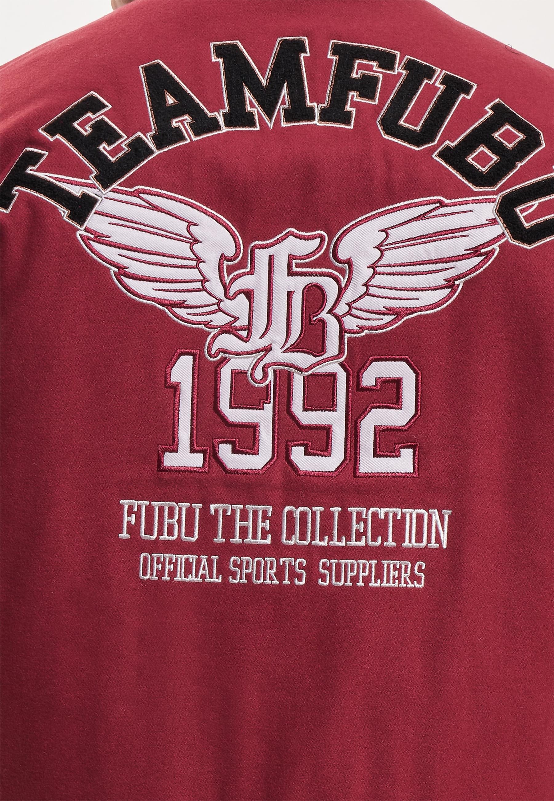 Fubu Bomberjacke »Fubu Herren FM233-009-1 FUBU College Varsity Jacket«, (1 St.), ohne Kapuze