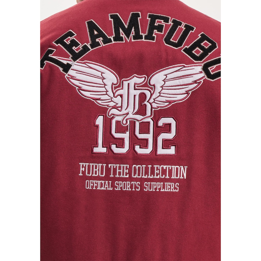 Fubu Bomberjacke »Fubu Herren FM233-009-1 FUBU College Varsity Jacket«, (1 St.), ohne Kapuze